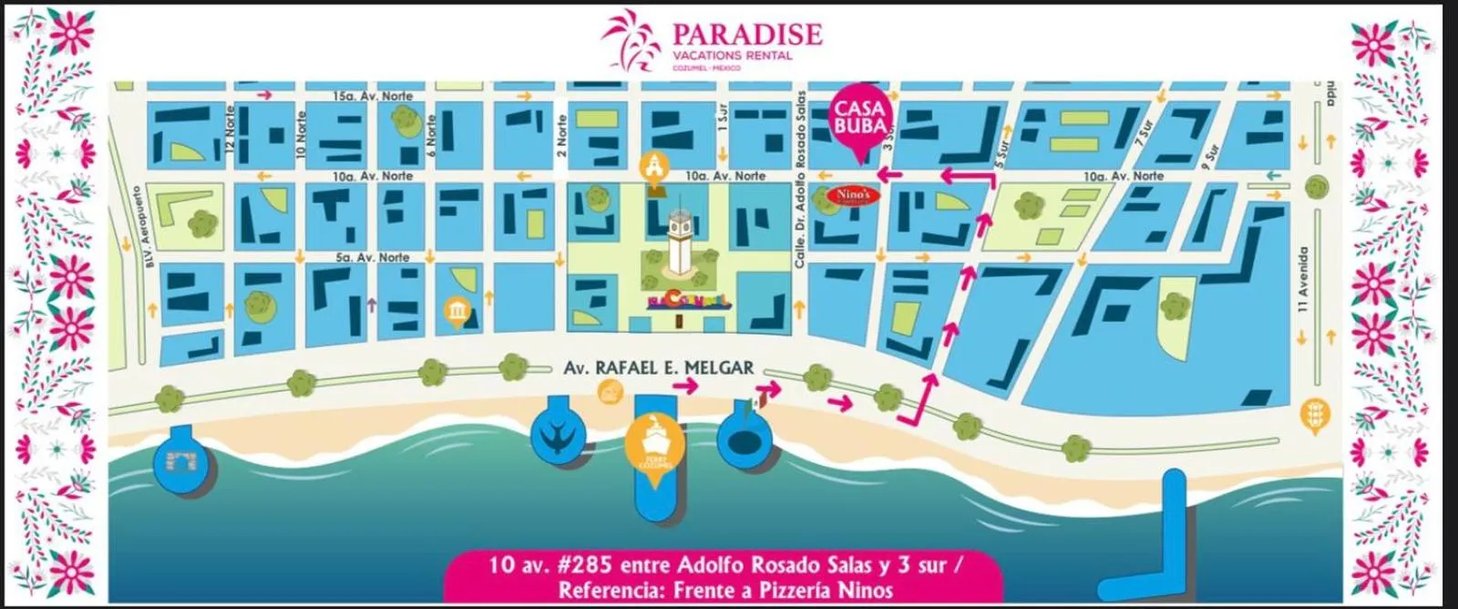 Floor plan in Casa Buba