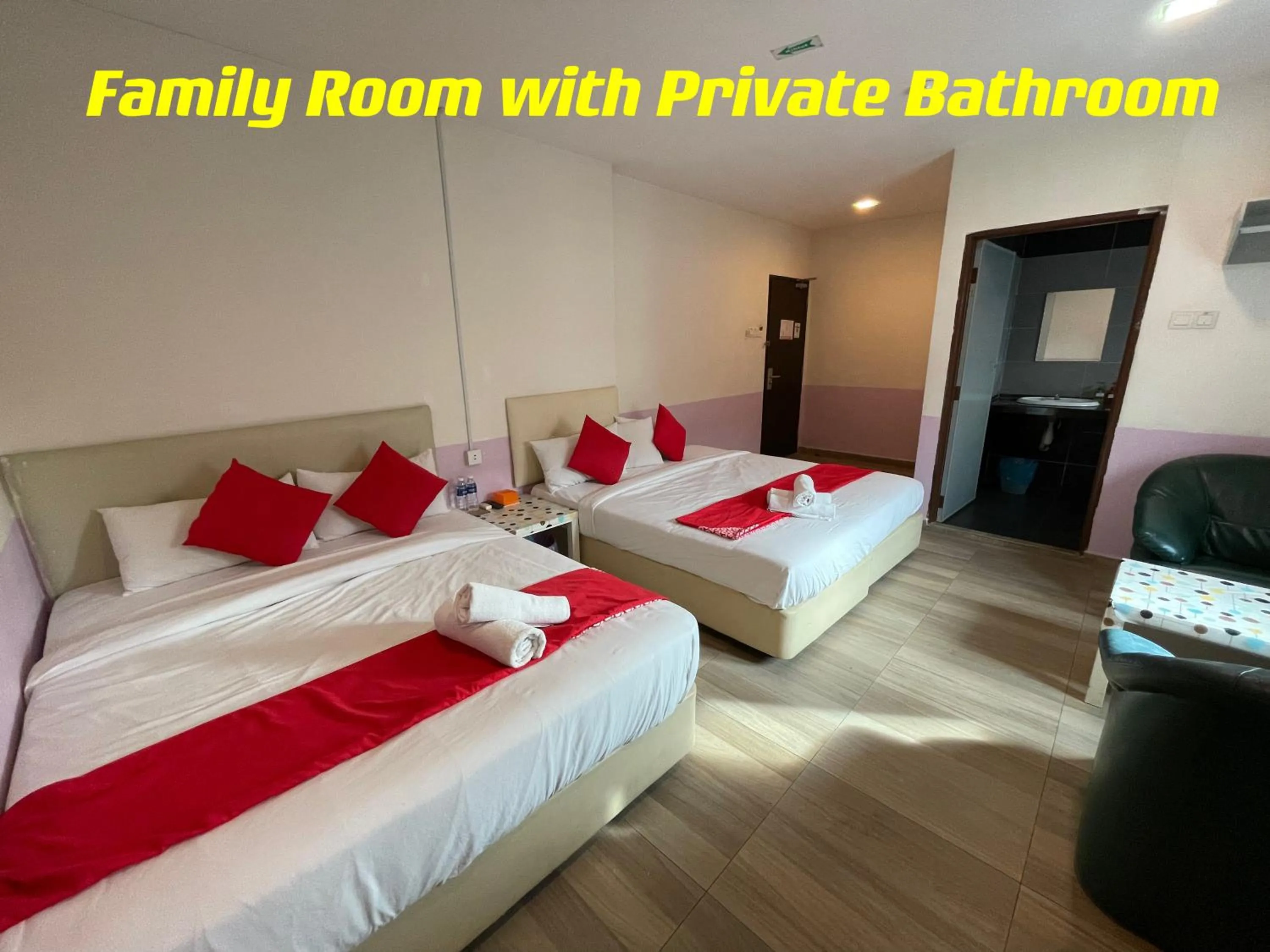 Bed in City Kuchai Hotel -Kuchai Lama,Kuala Lumpur