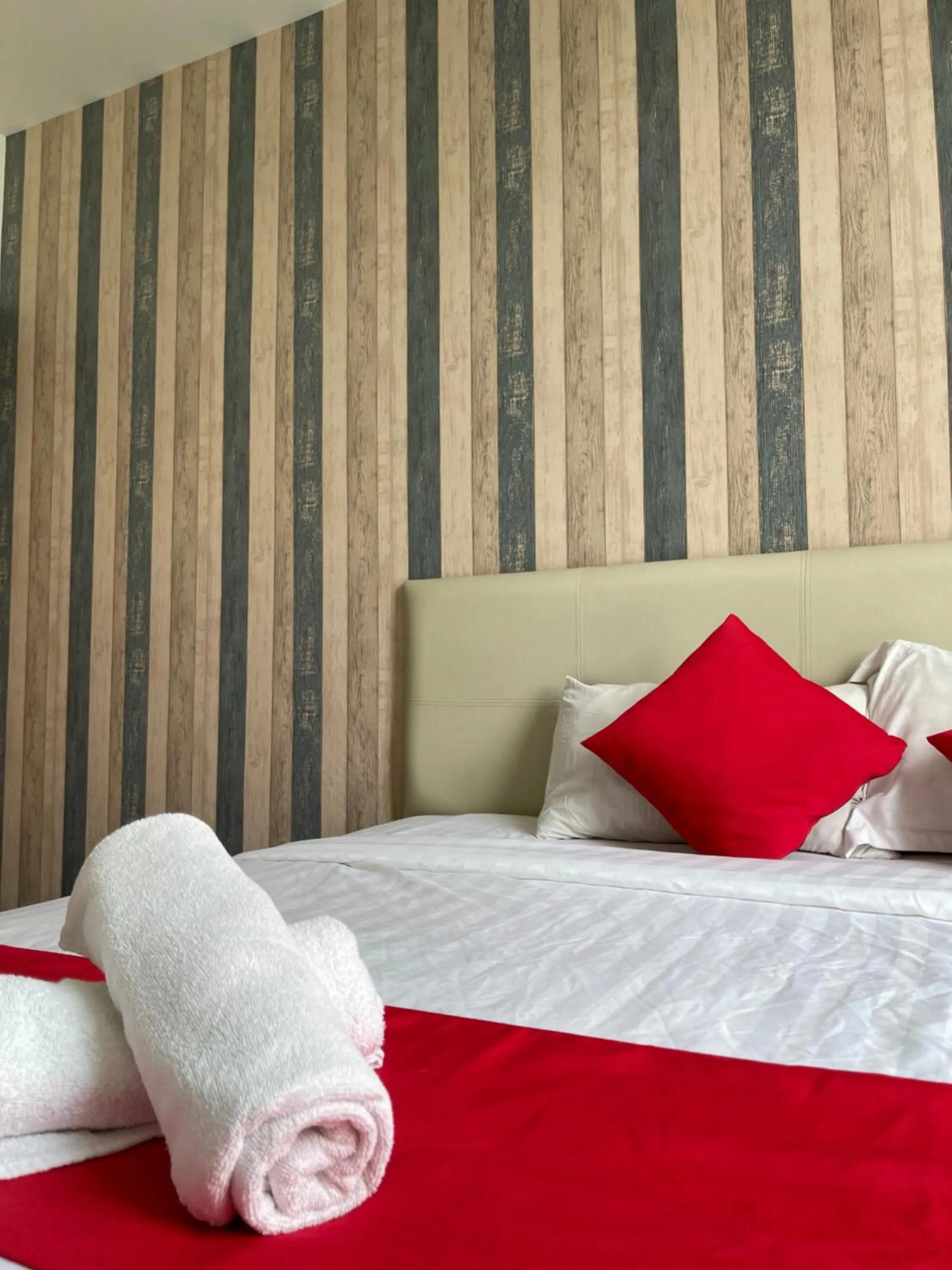 Bed in City Kuchai Hotel -Kuchai Lama,Kuala Lumpur