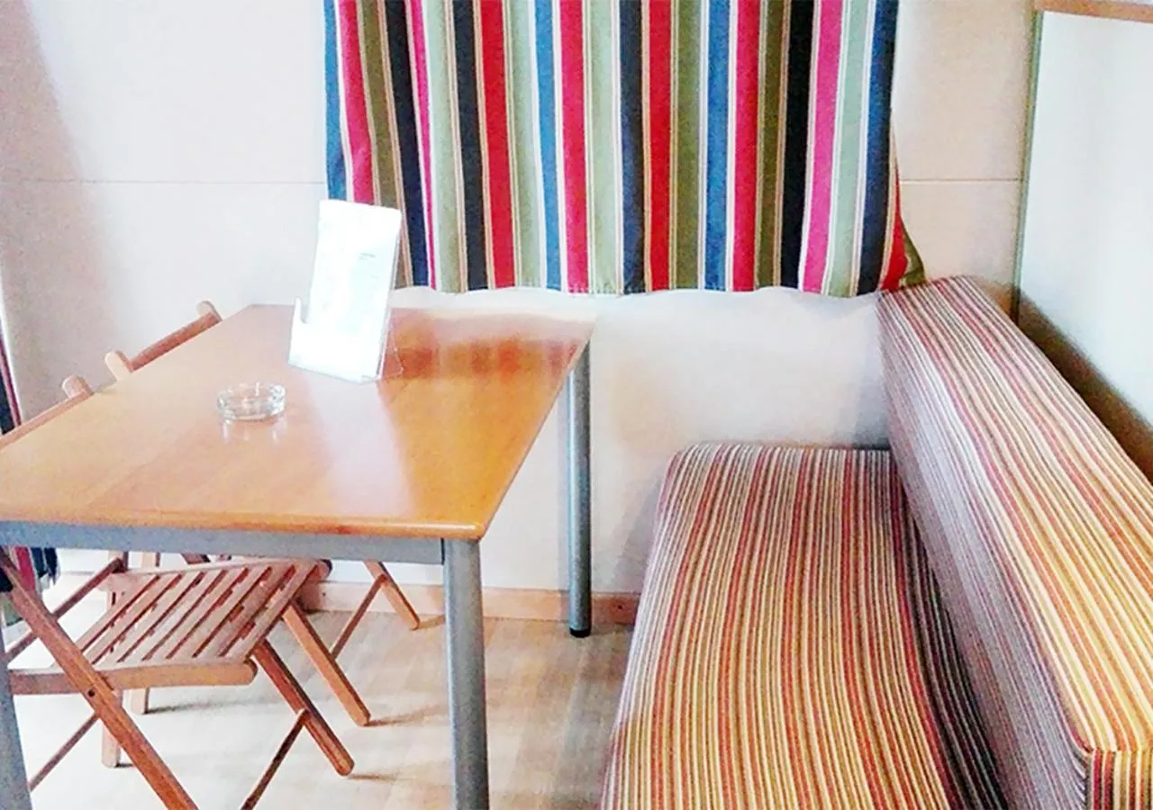 Living room in Parque De Campismo Orbitur Gala