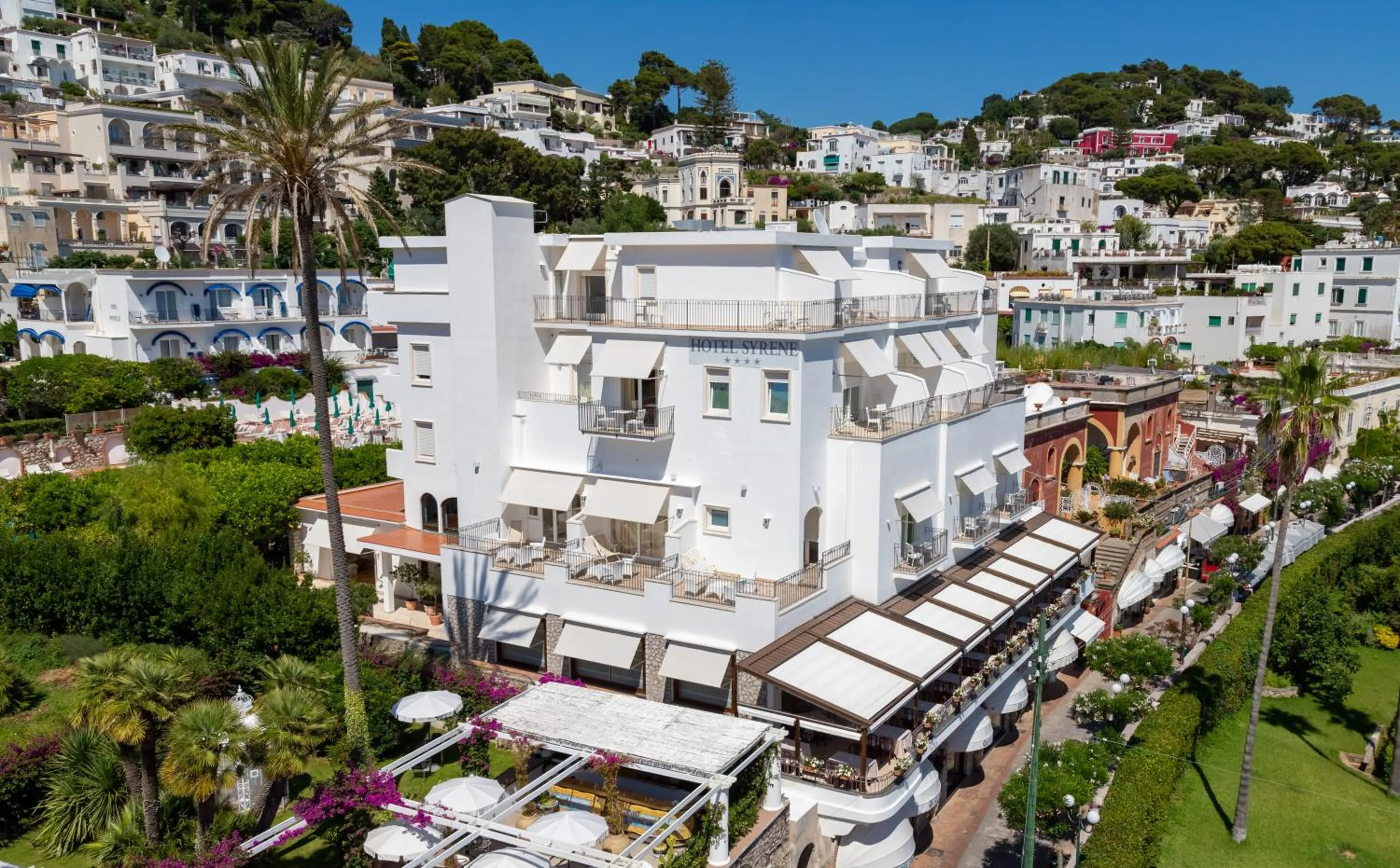 Bird's eye view in Hotel Syrene