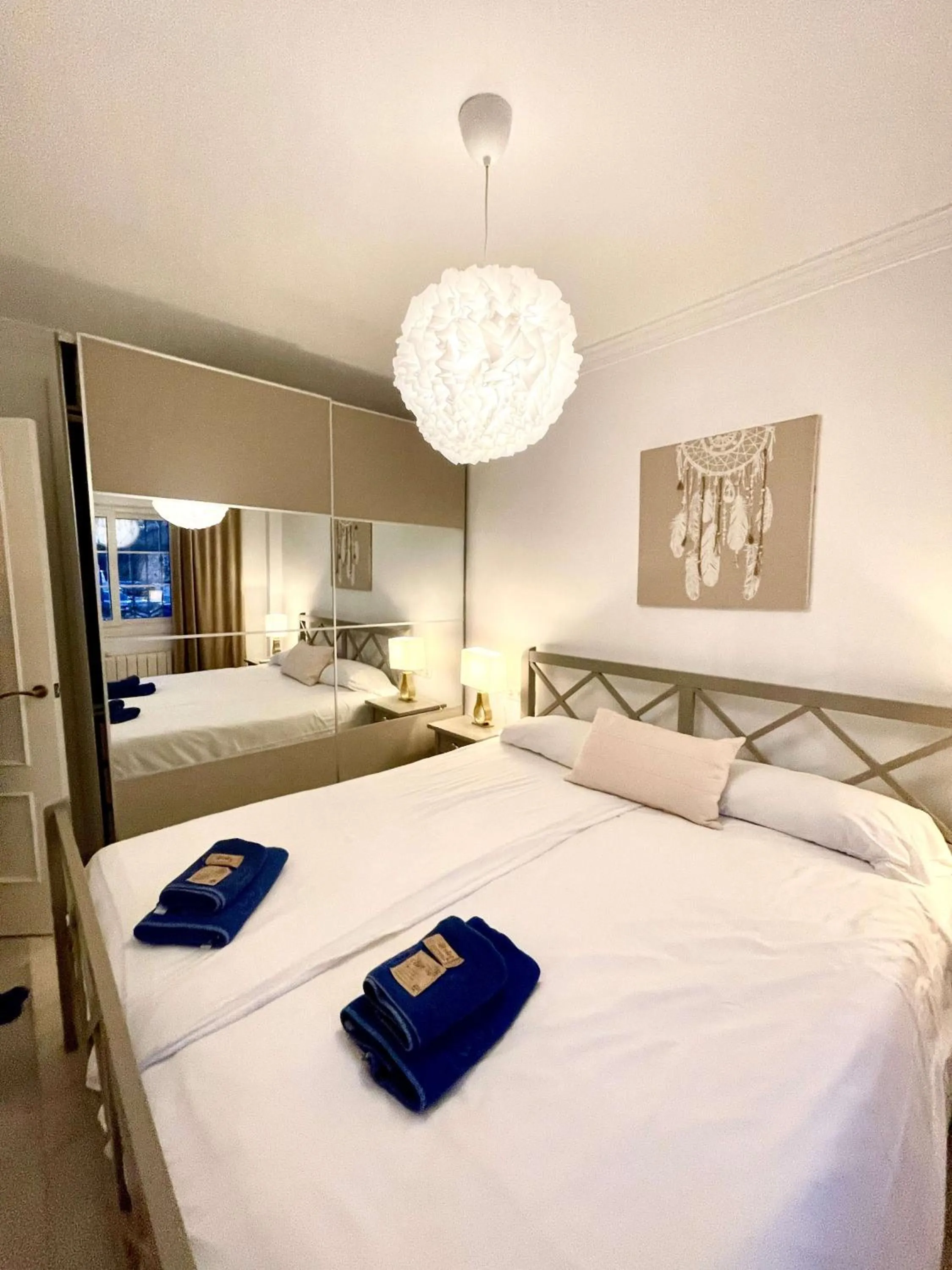 Bed in Apartamento en primera linea de playa
