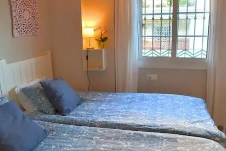 Bed in Apartamento en primera linea de playa