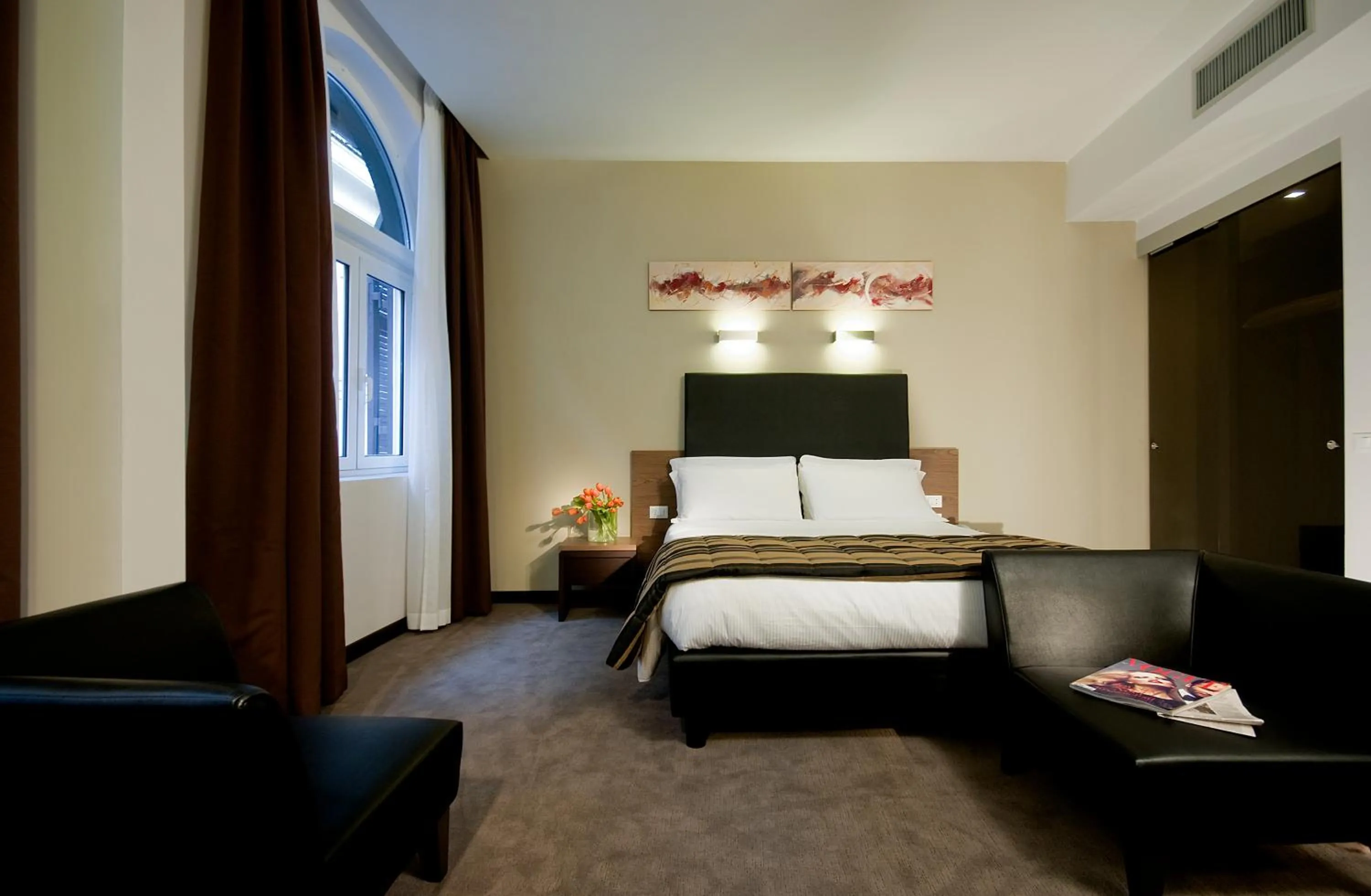 Bed in Hotel Rinascimento