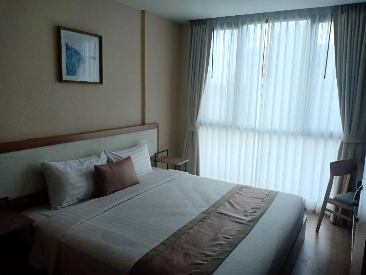 Bedroom, Bed in Ramada by Wyndham Bangkok Ten Ekamai Residences