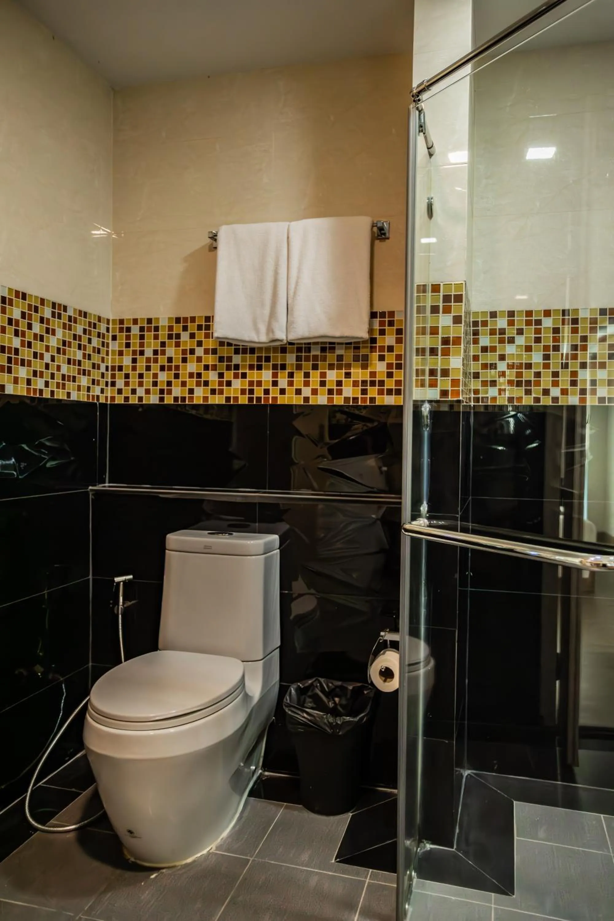 Toilet in Ramada by Wyndham Bangkok Ten Ekamai Residences
