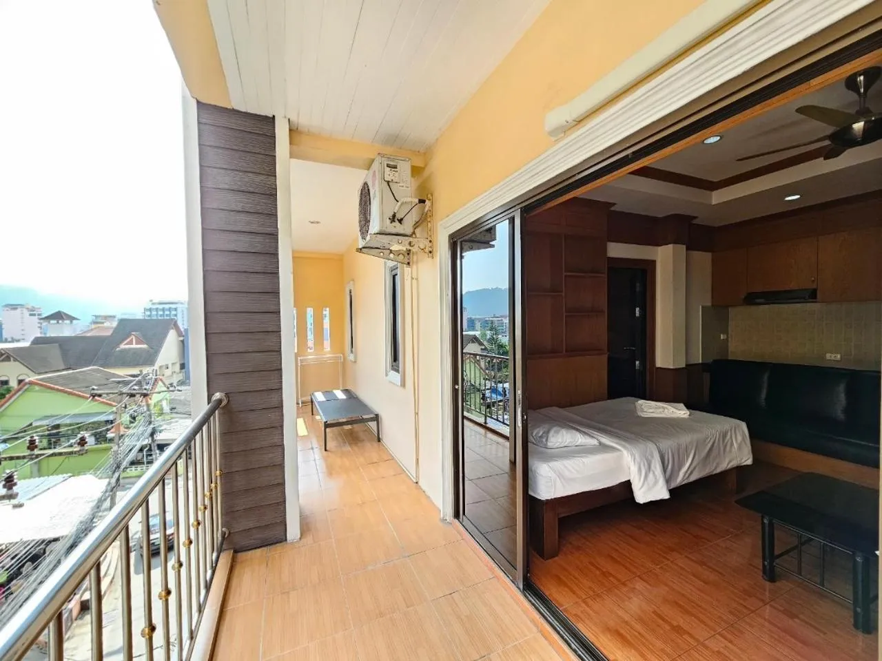 Balcony/Terrace, Bed in Nanai 2 Residence Patong Phuket