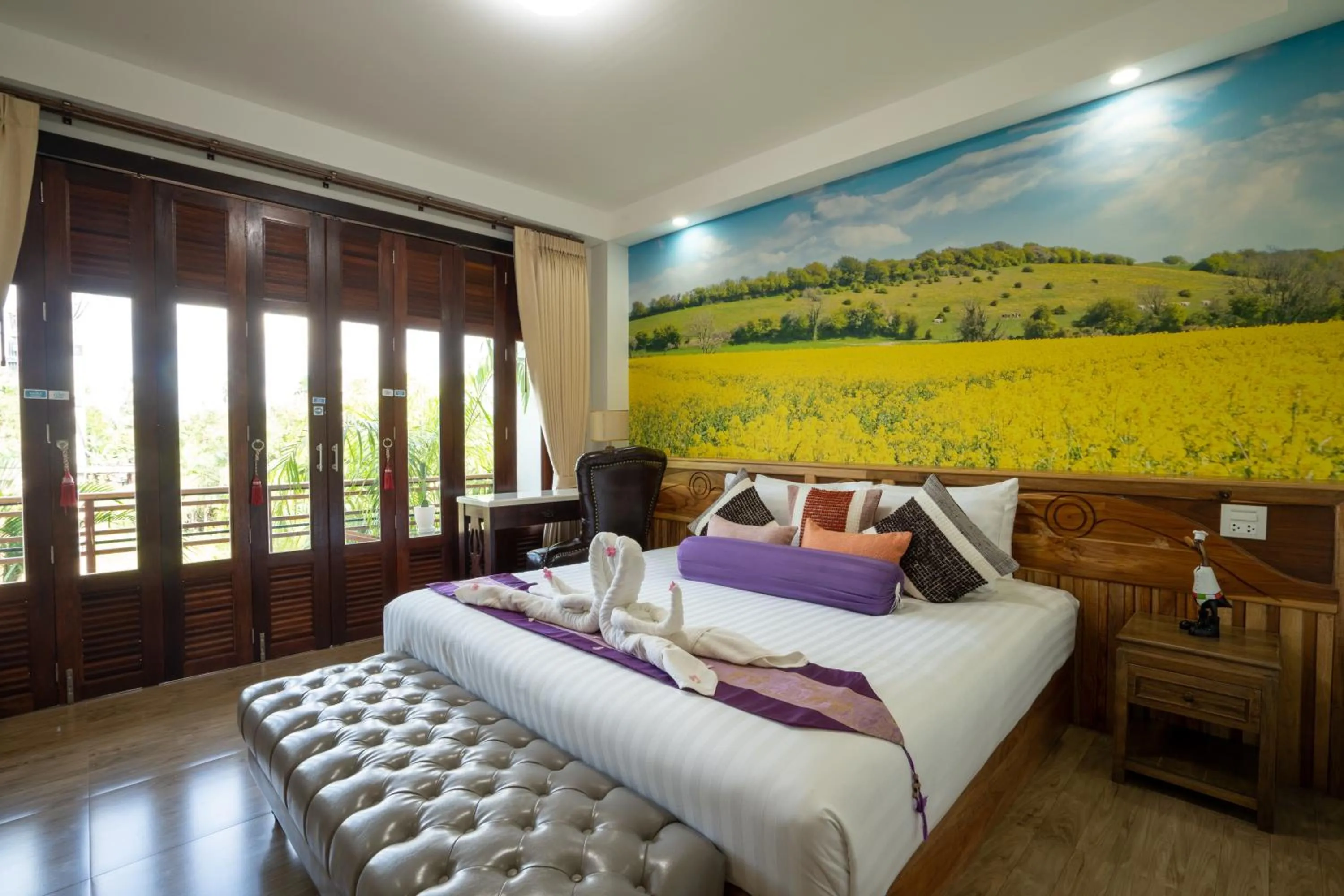 Bed in Merry Spa & Resort