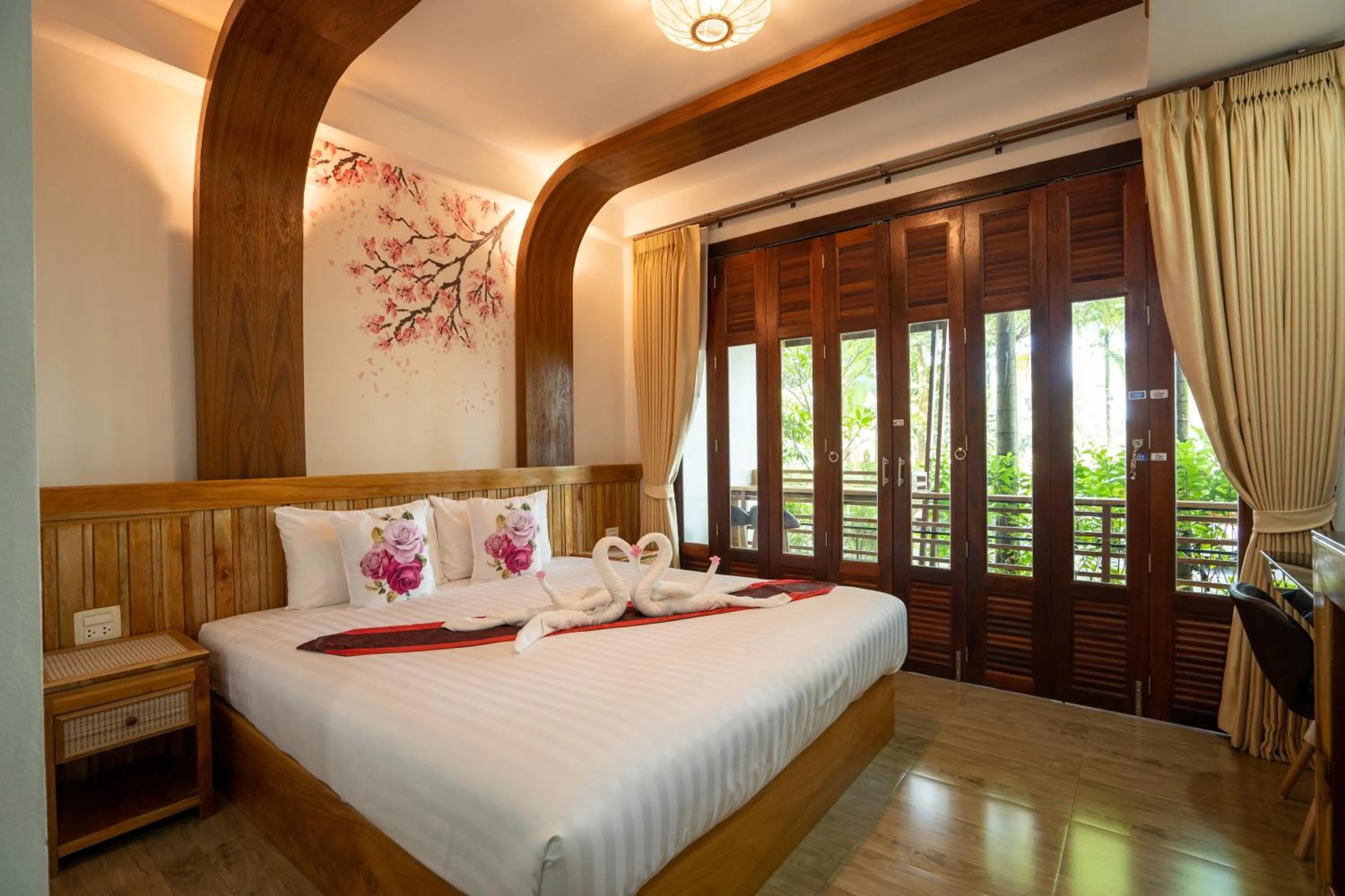 Bed in Merry Spa & Resort