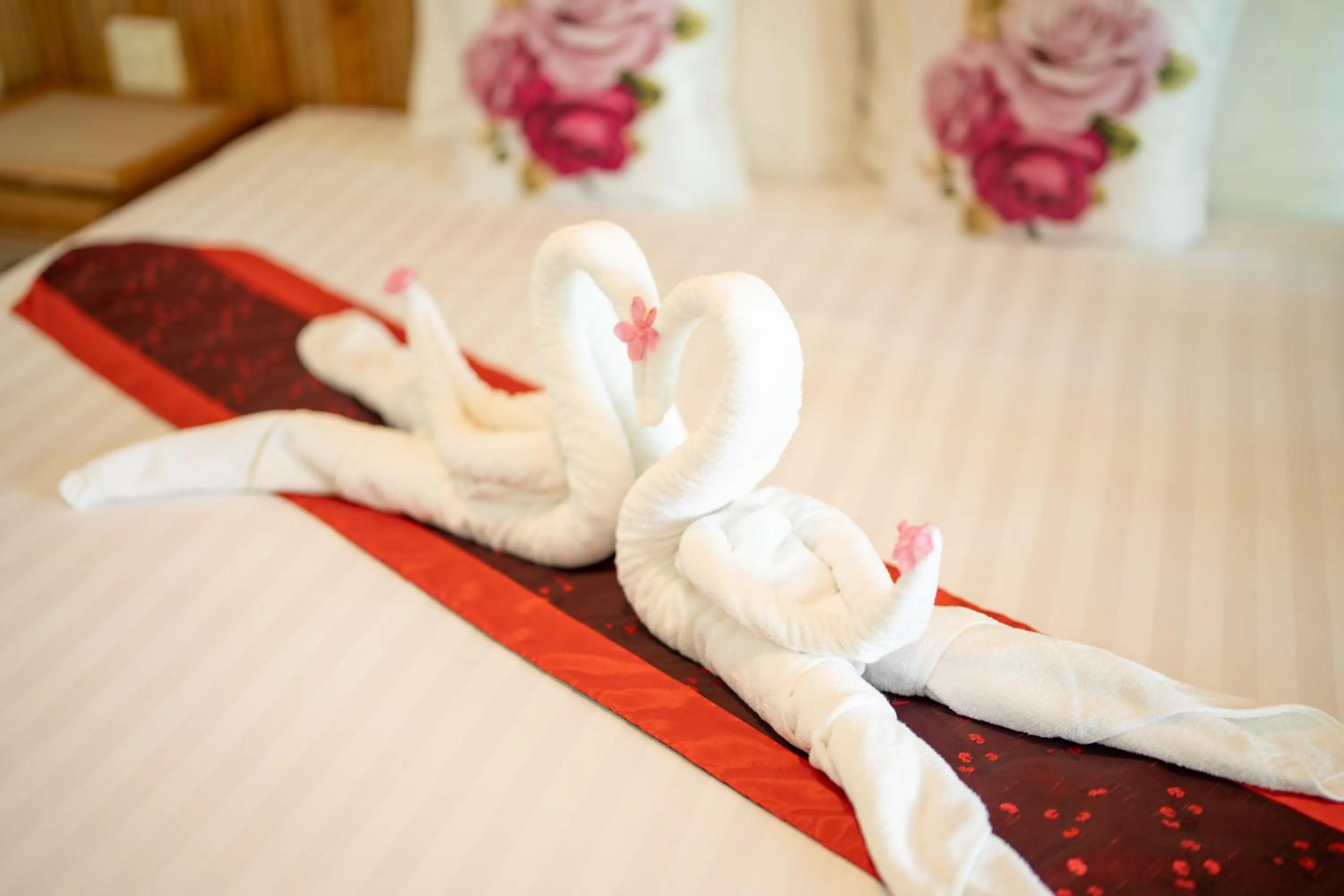 Bed in Merry Spa & Resort