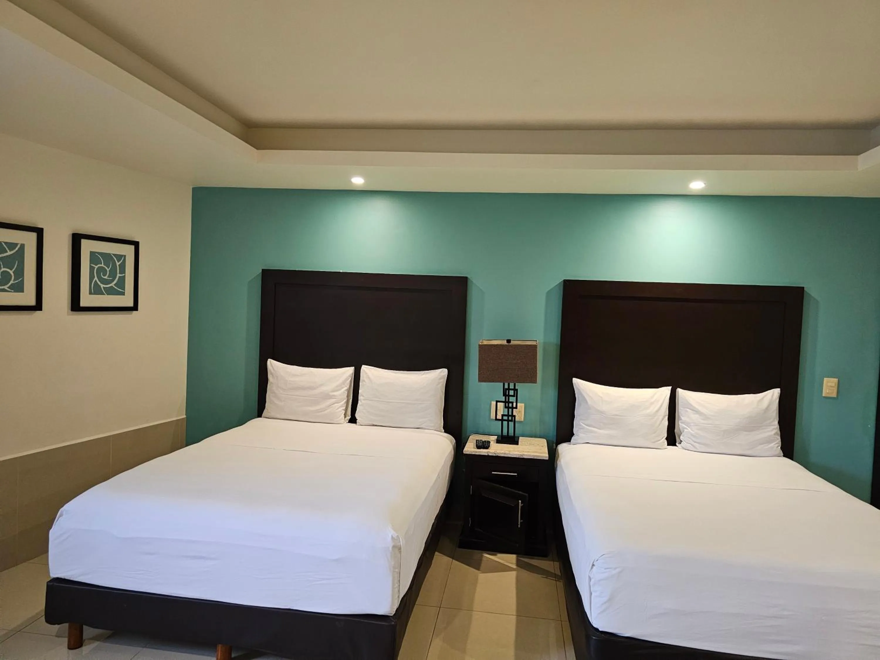 Bed in Hotel Maria Elena