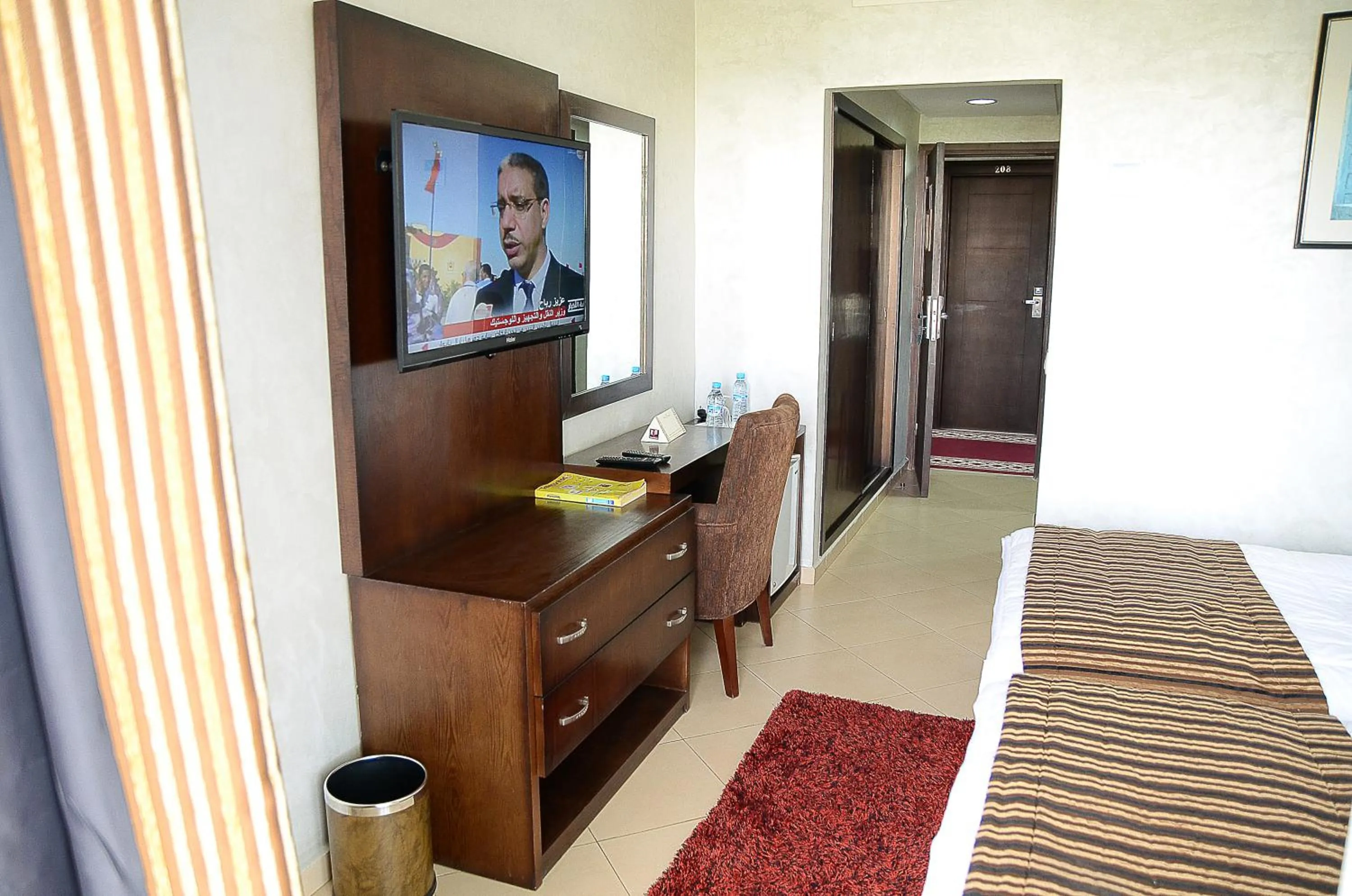 Decorative detail, Bed in Hotel Chams