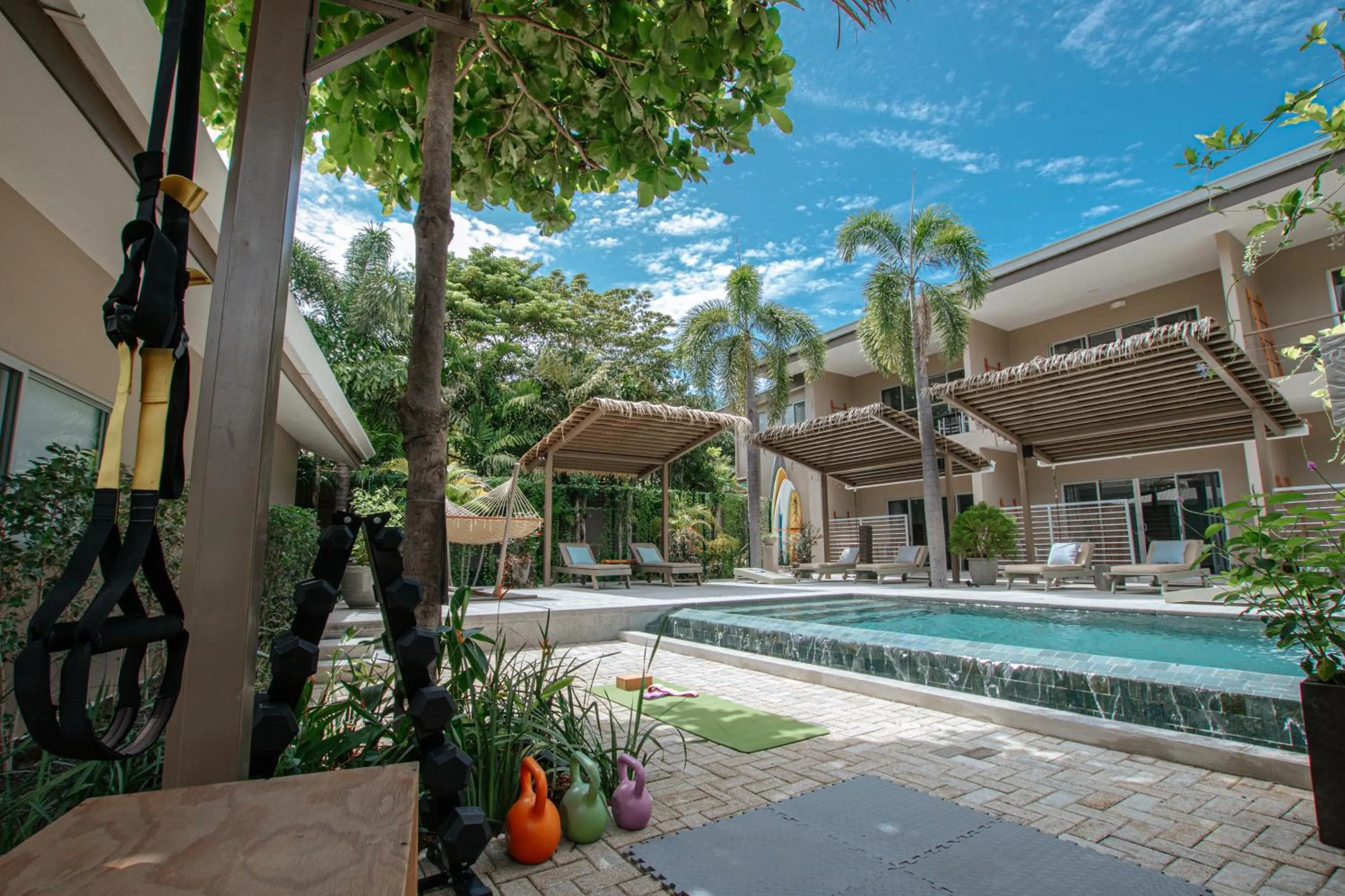 Pool view in Tamarindo Bay Boutique Hotel, Apartments & Suites