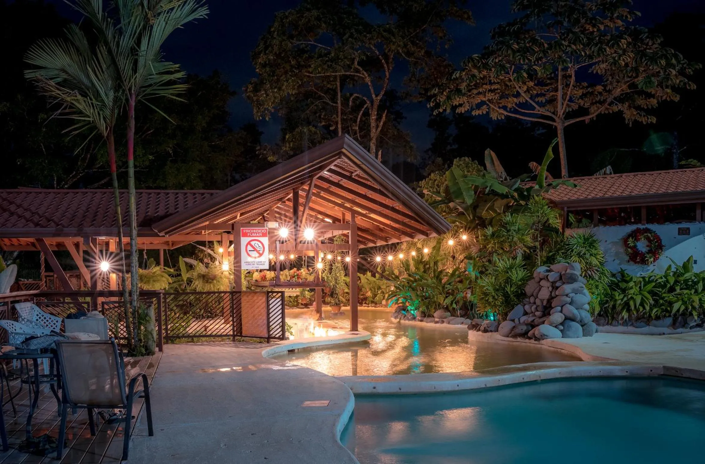 Pool view in Miradas Arenal Hotel & Hotsprings