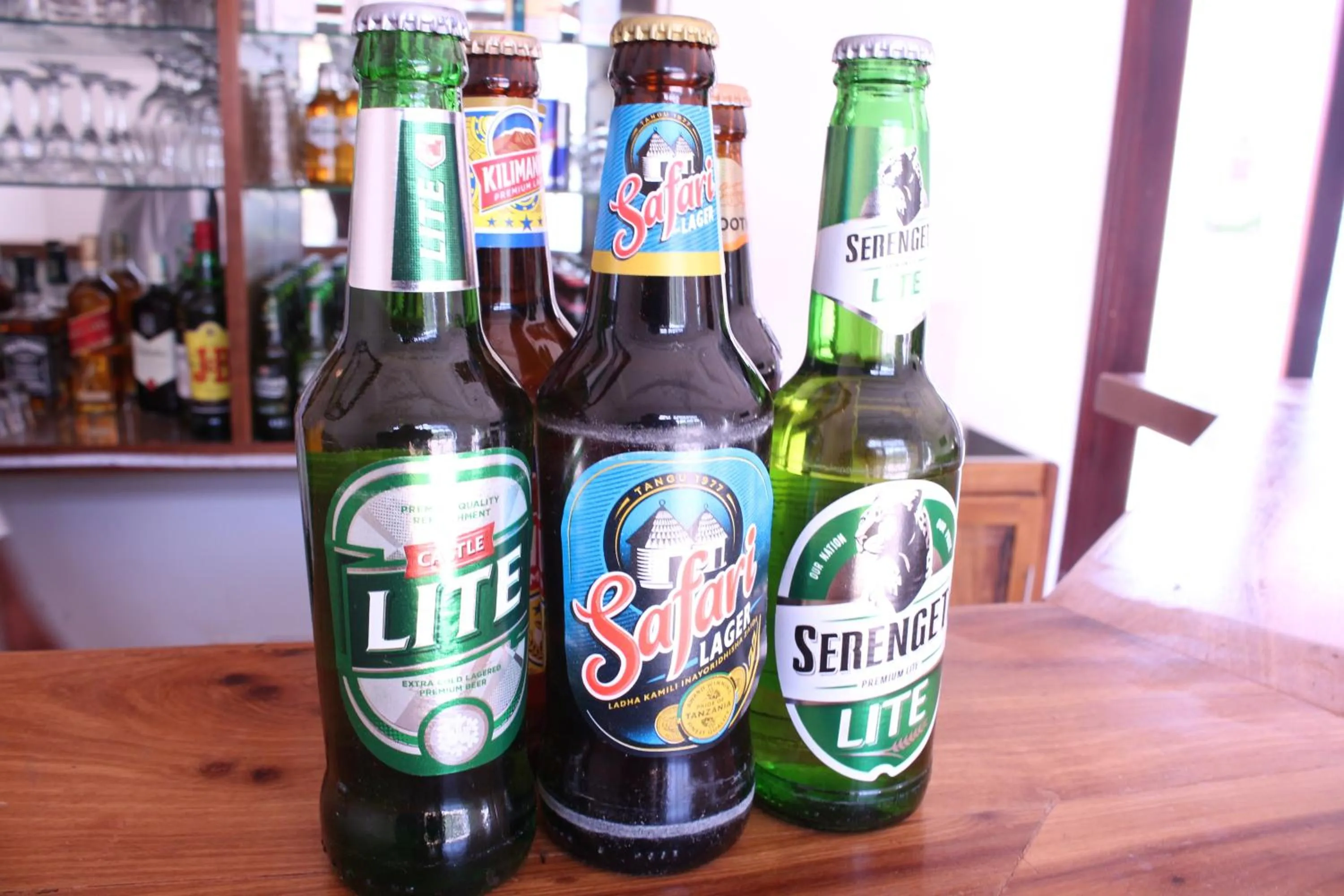 Alcoholic drinks in Mkomazi Hotels and Camps