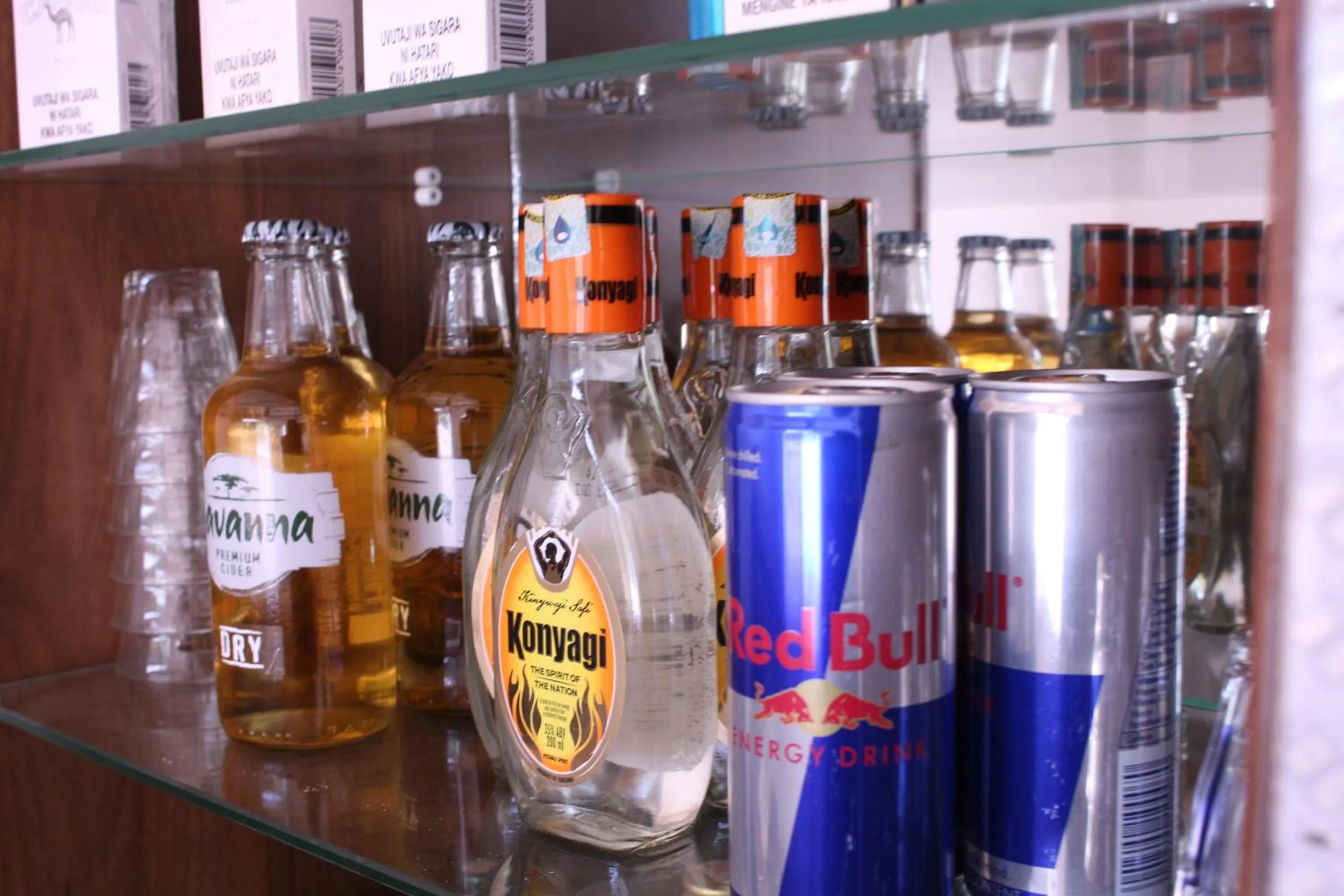 Alcoholic drinks in Mkomazi Hotels and Camps