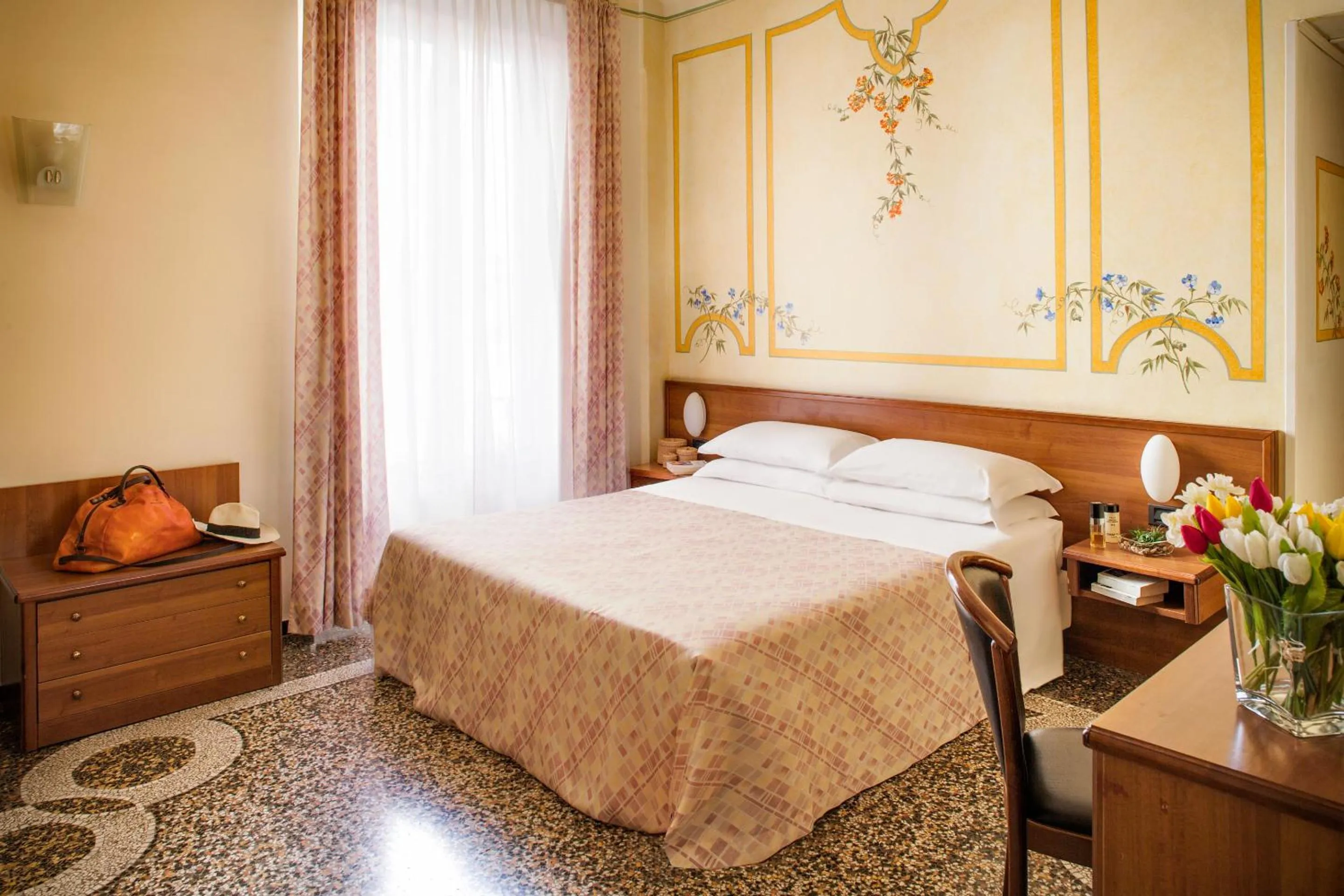 Bed in Hotel Riviera