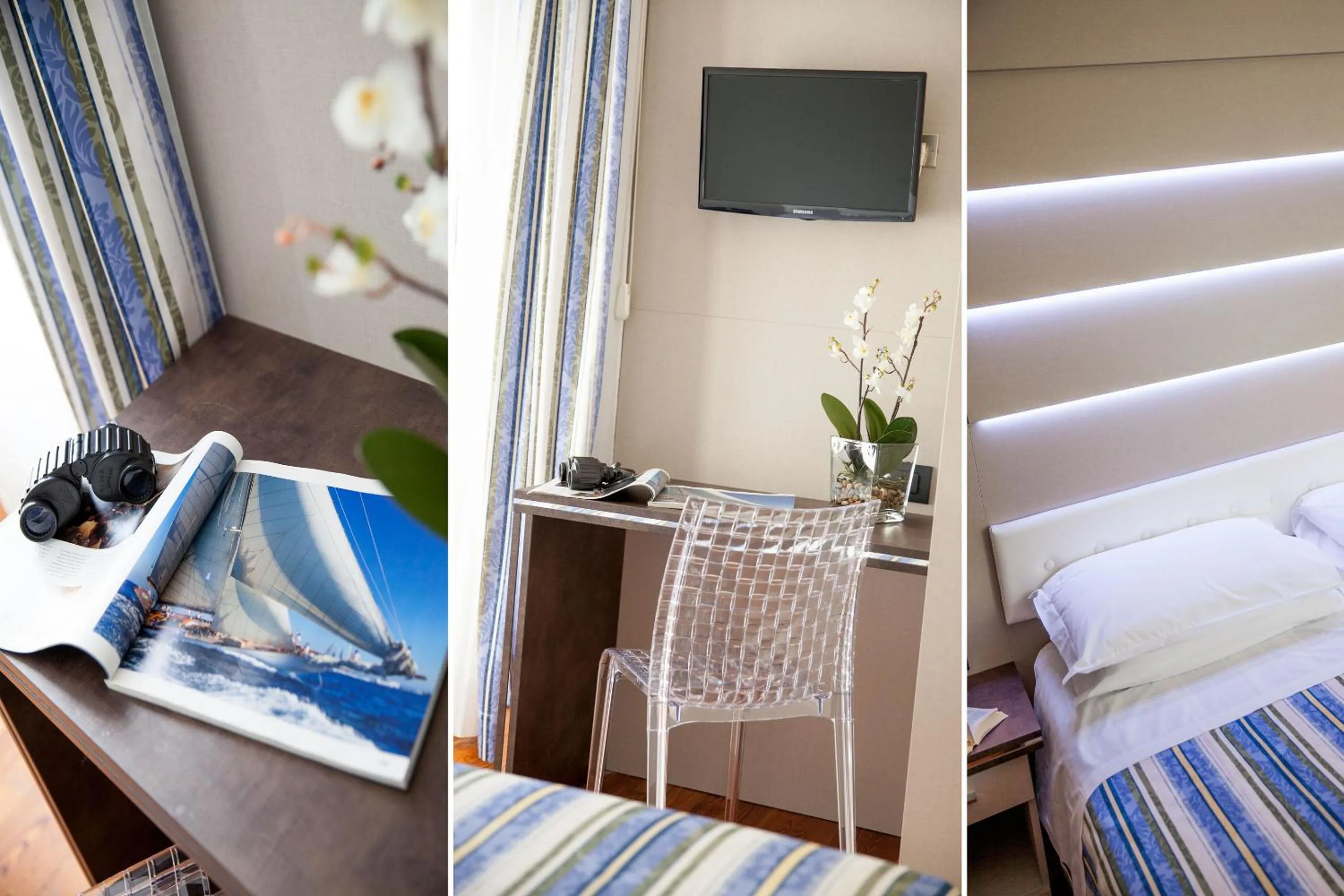 Bed in Hotel Riviera