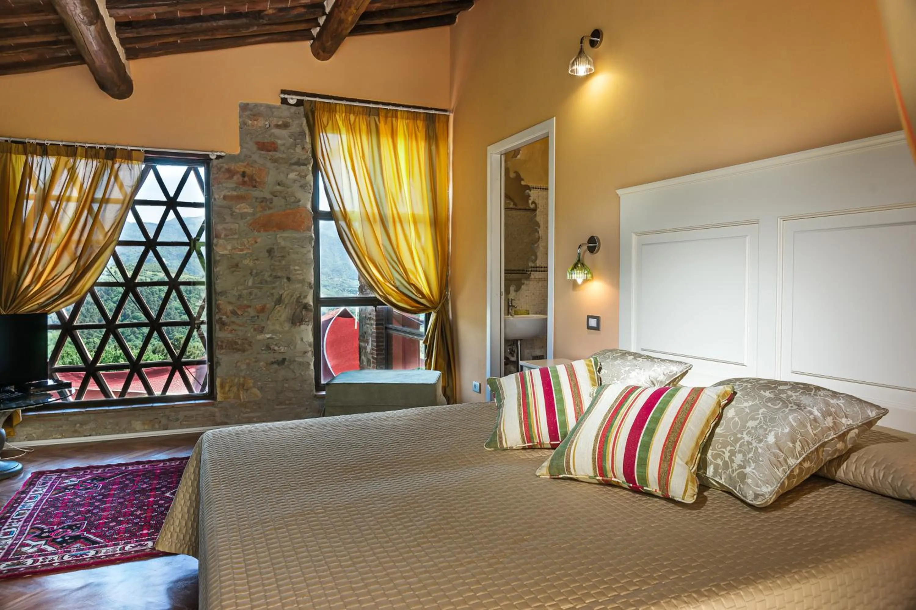 Decorative detail in Hotel Villa Volpi