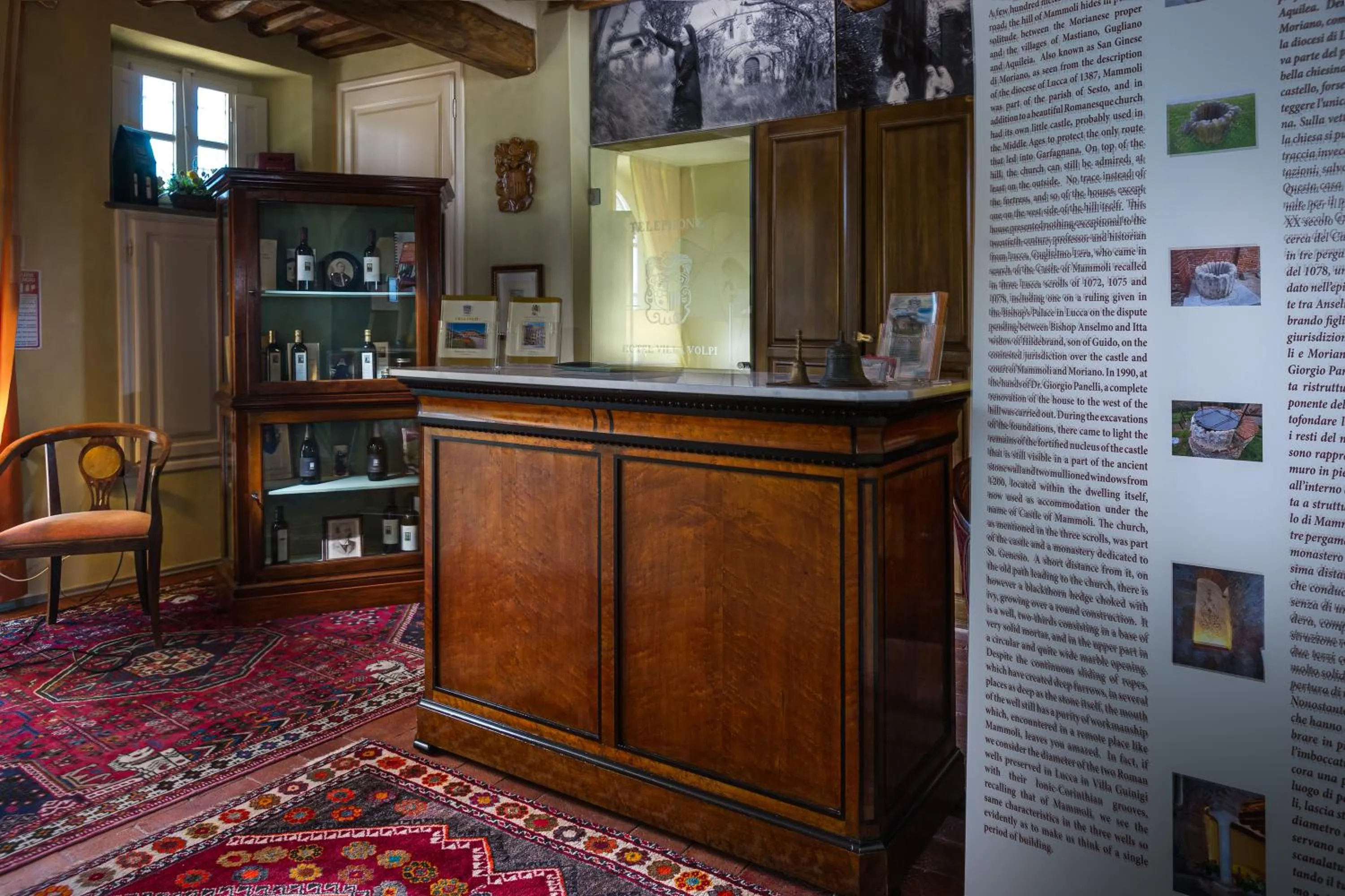 Lobby or reception in Hotel Villa Volpi