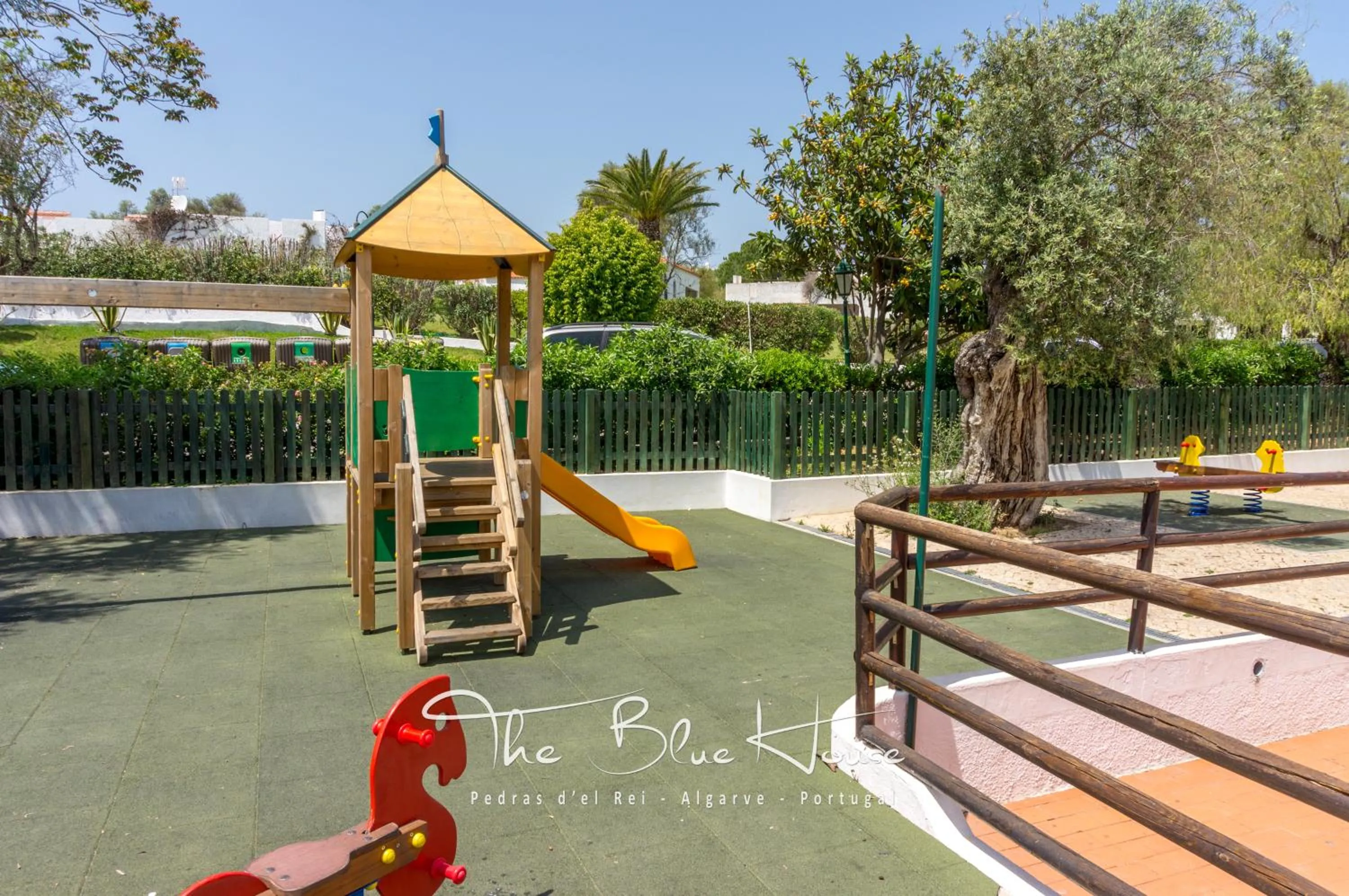 Children play ground in The Blue House, Pedras D'el Rei, Tavira