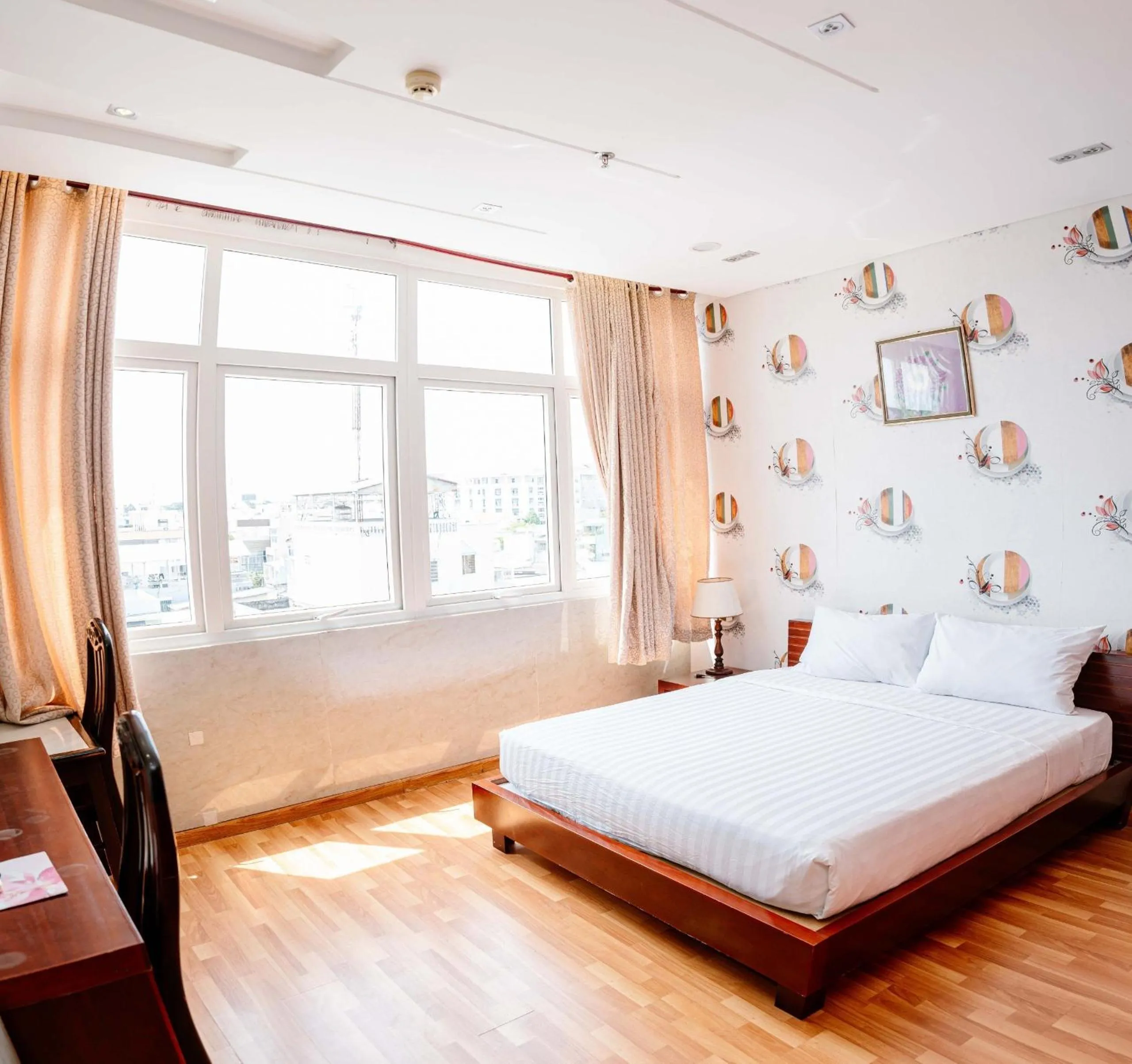 Bed in Anh Dao Mekong Hotel