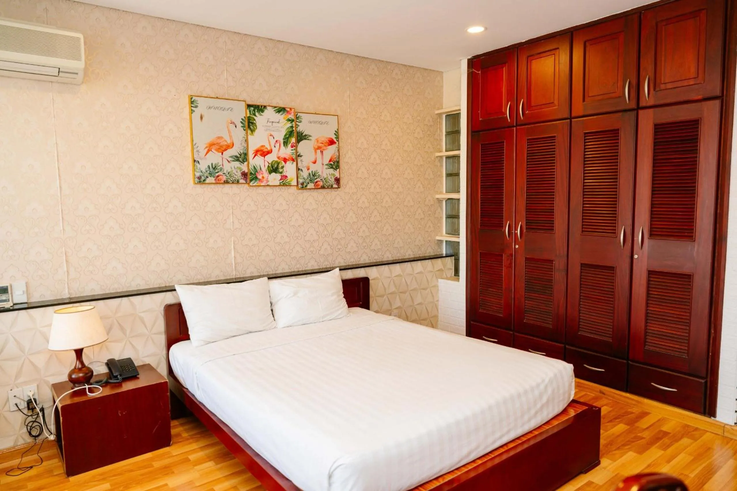 Bed in Anh Dao Mekong Hotel