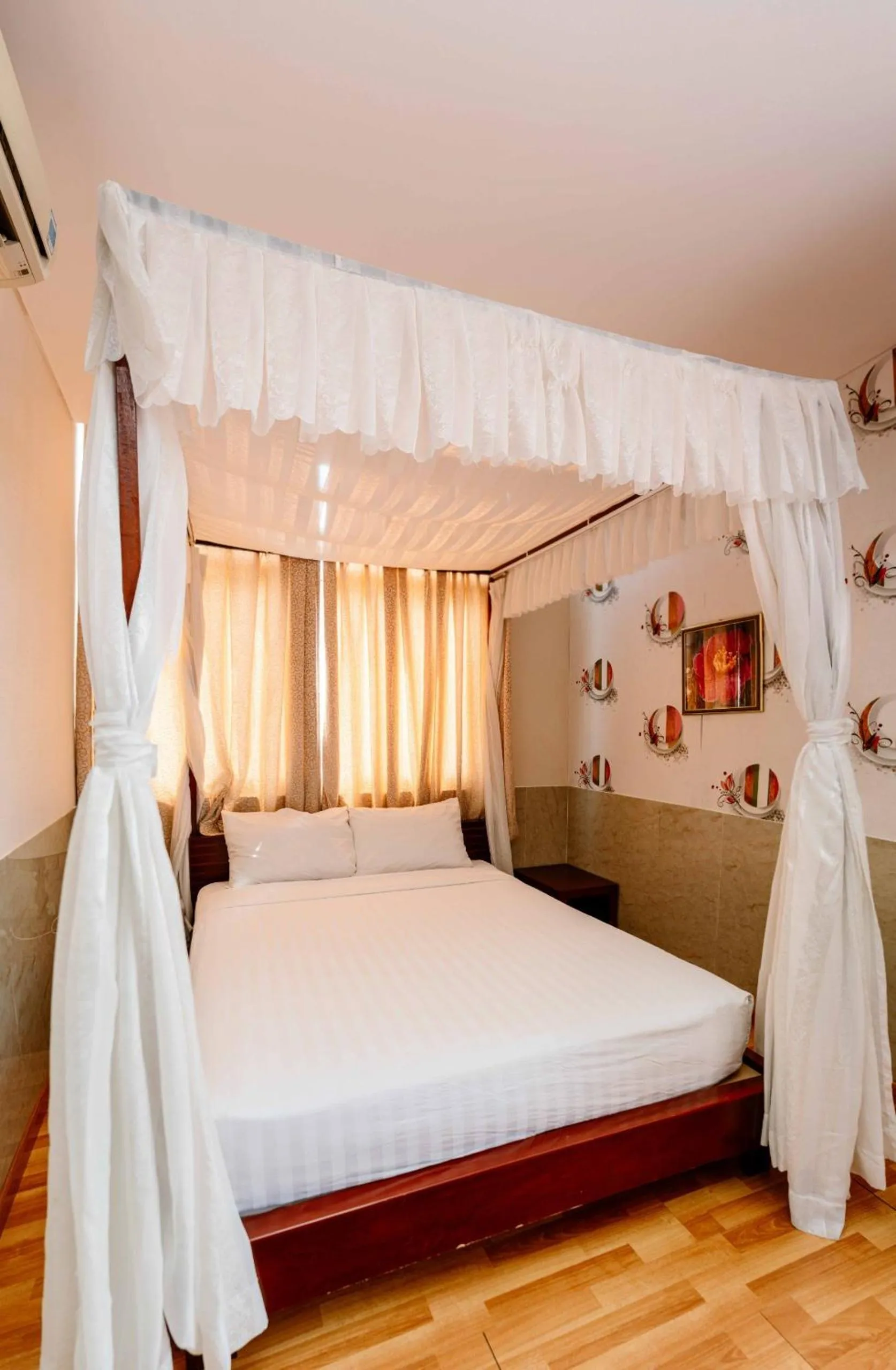 Bed in Anh Dao Mekong Hotel