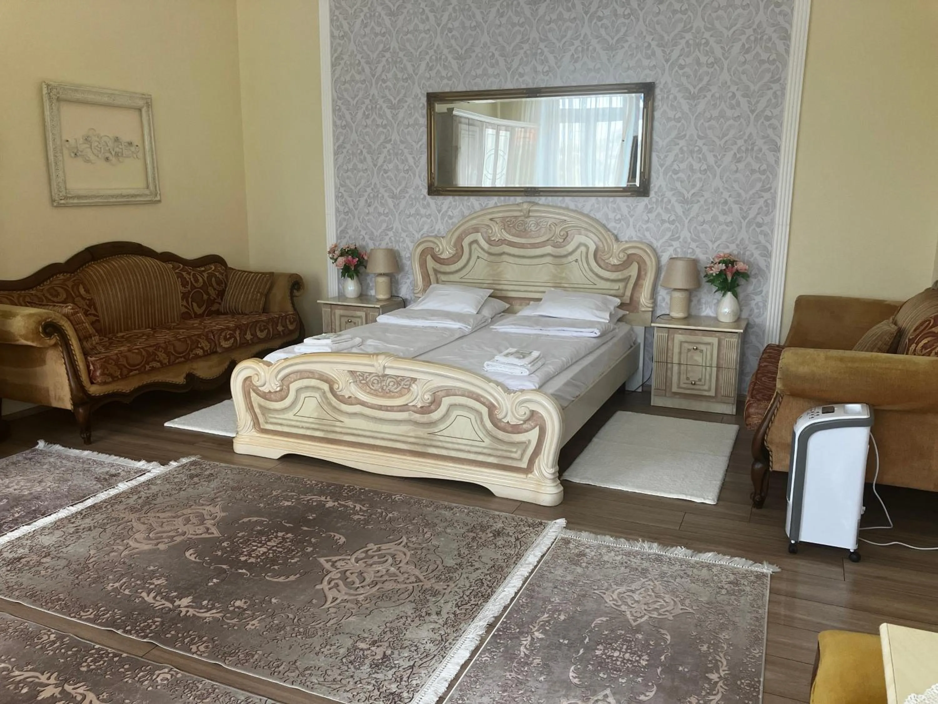 Bed in Logod Panorama Apartman
