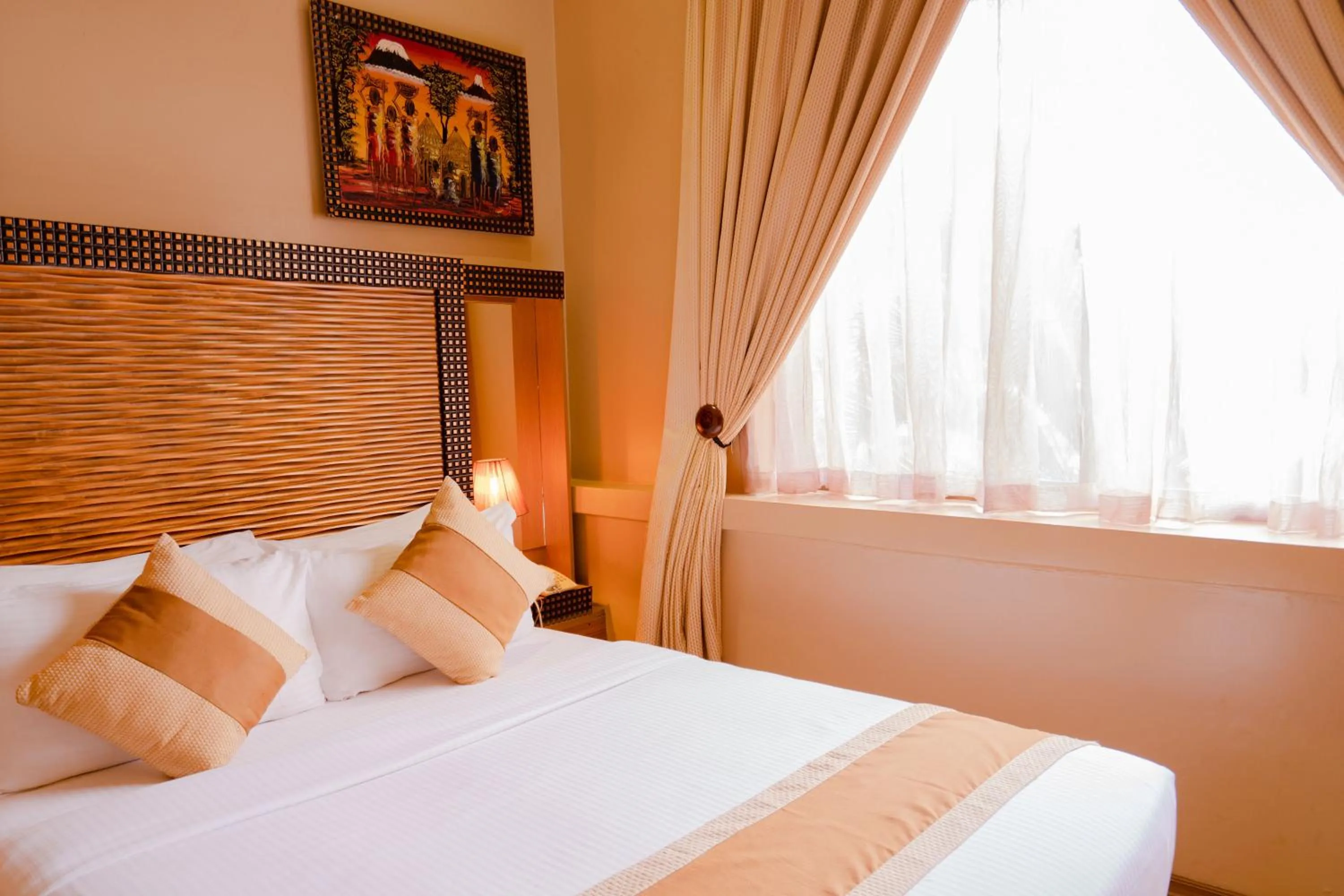 Bed in The Amariah Hotel & Apartments Mikocheni