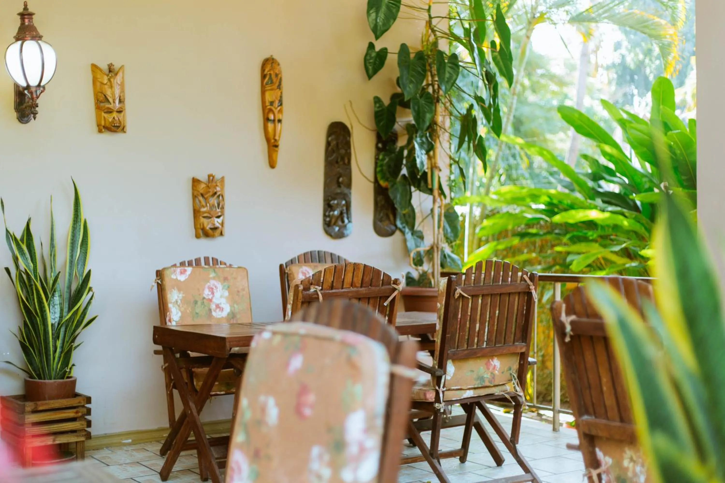 Patio in The Amariah Hotel & Apartments Mikocheni