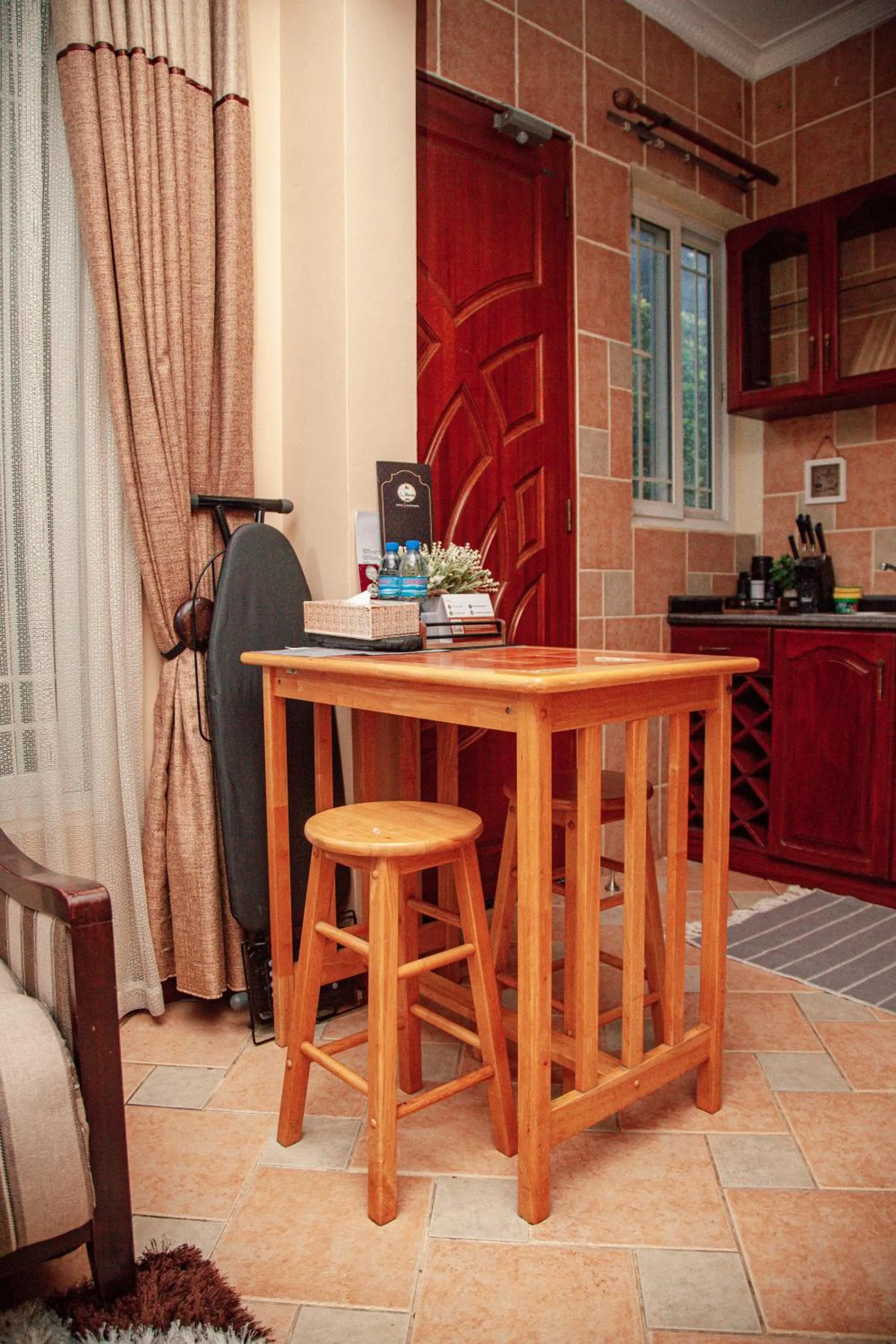 Kitchen or kitchenette in The Amariah Hotel & Apartments Mikocheni