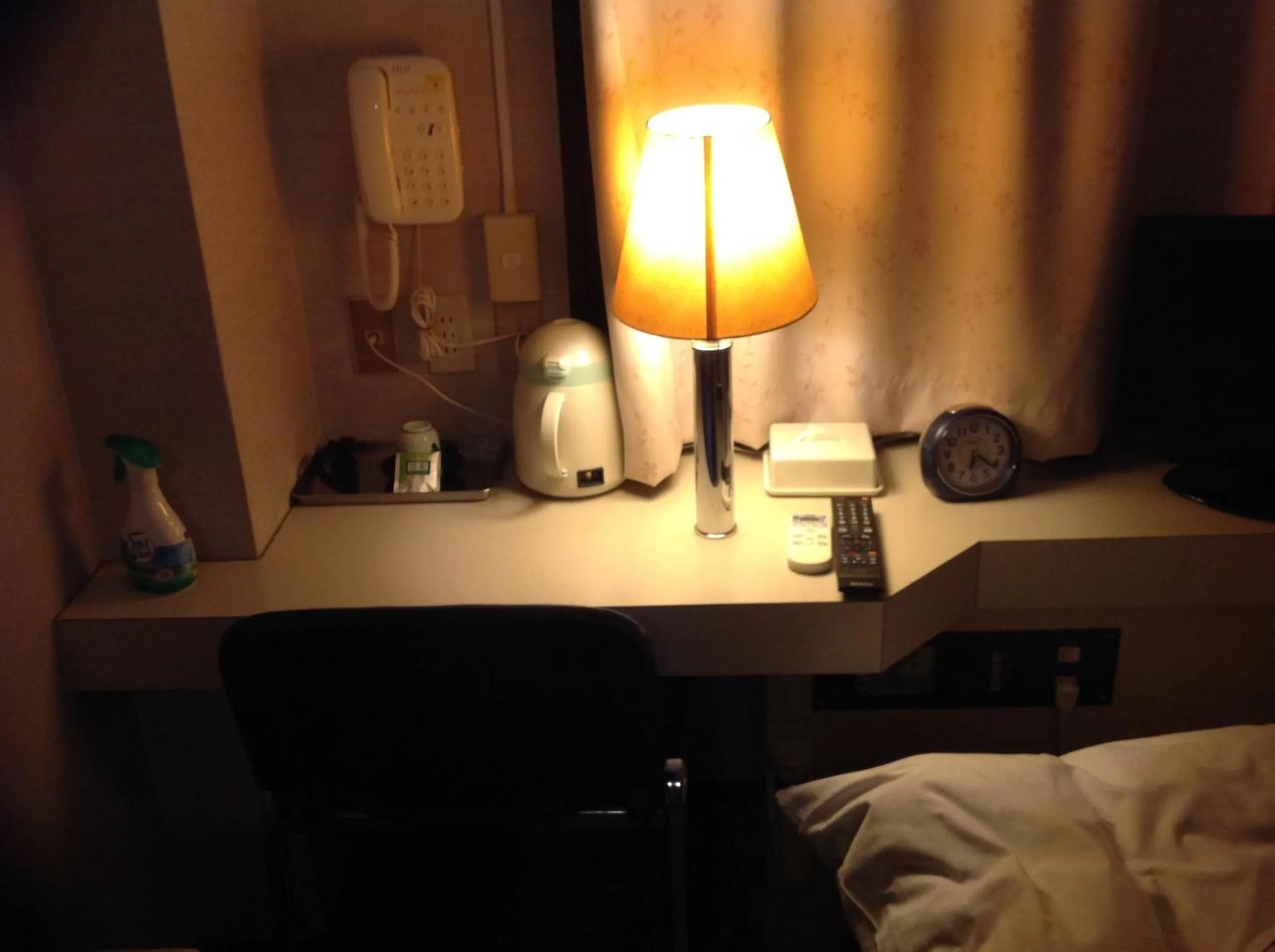Decorative detail, Bed in Jyonai Hotel