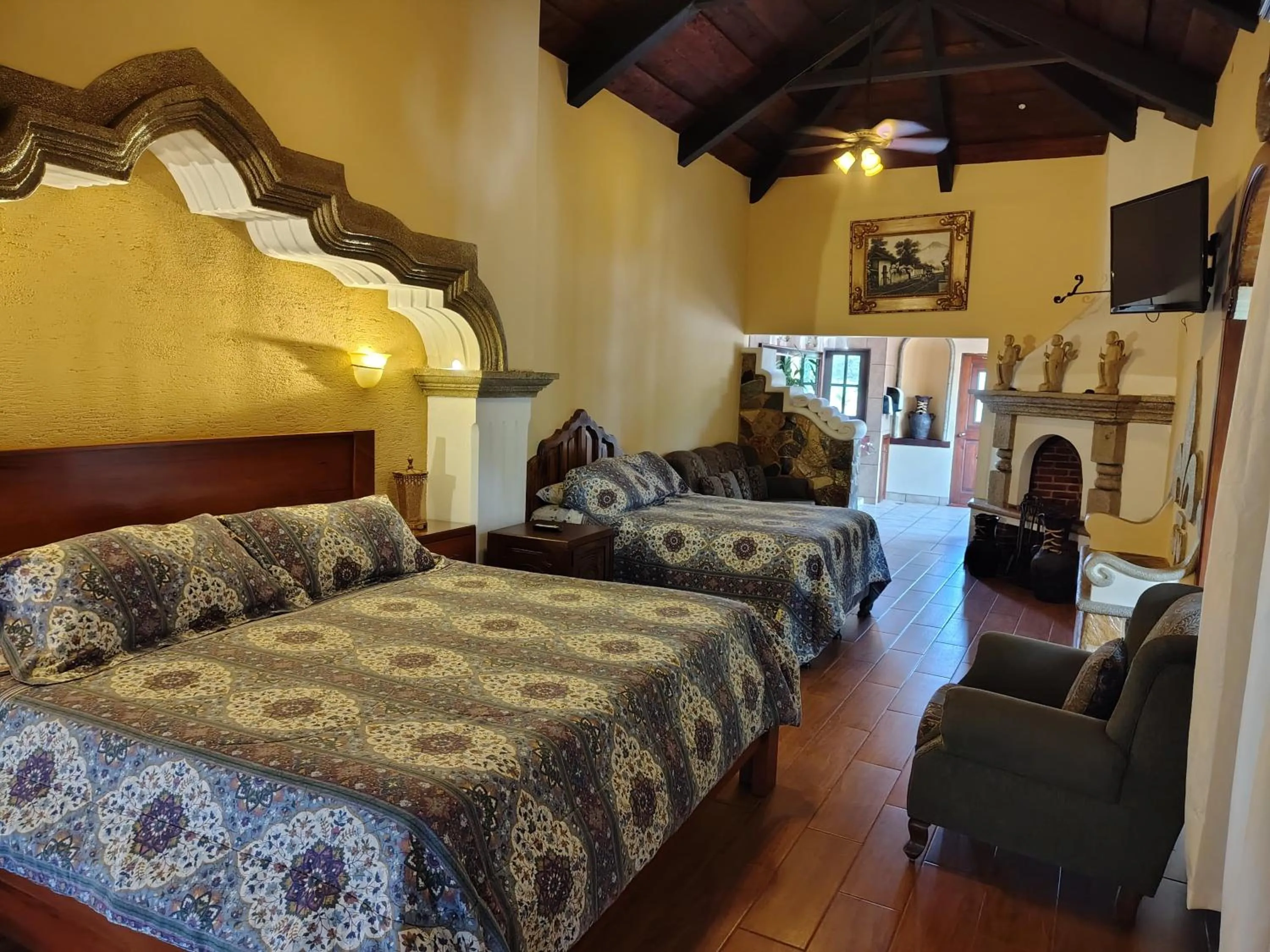 Bed in Indian Palace Hotel Boutique Spa & Restaurante