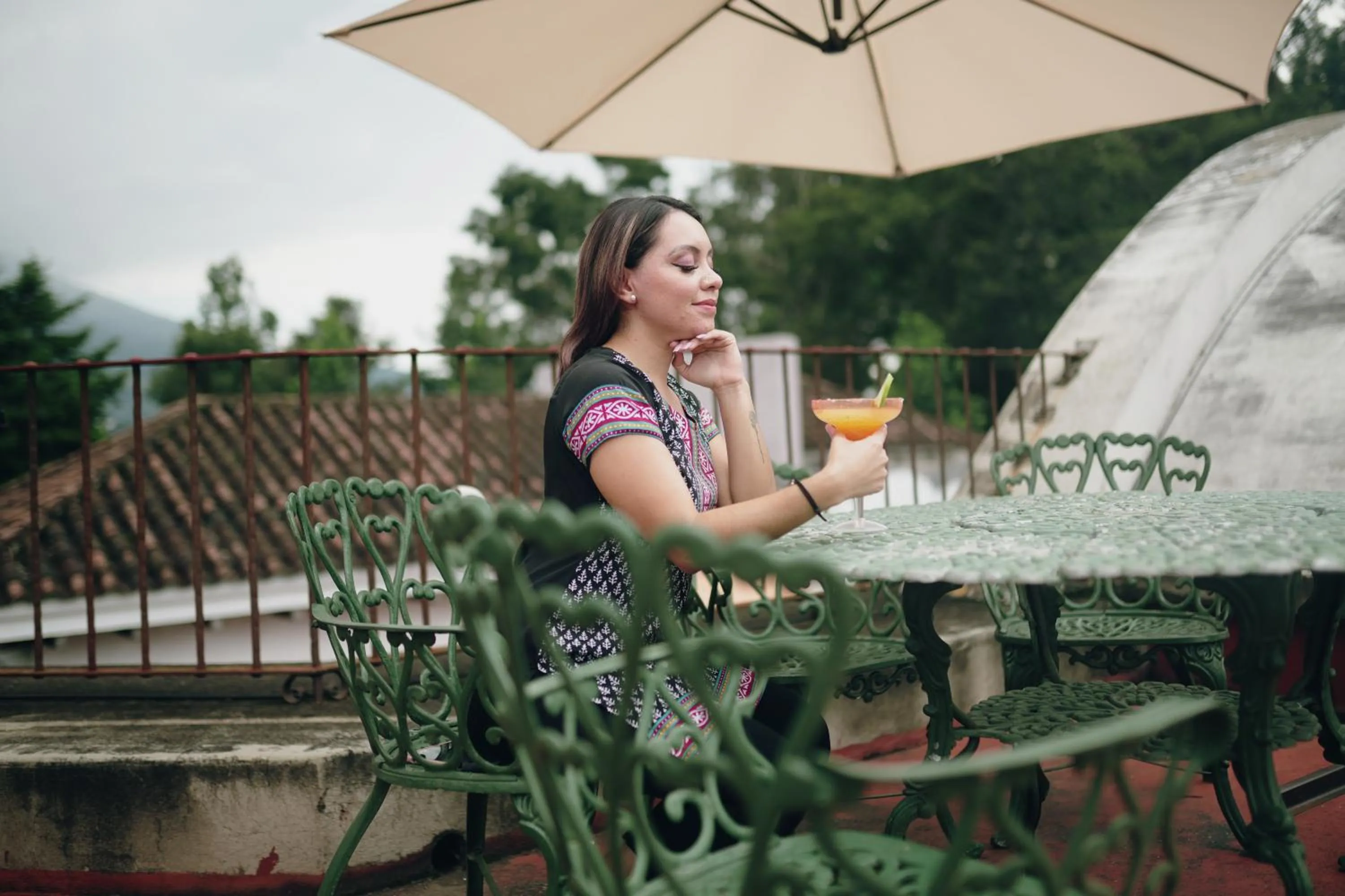 Patio in Indian Palace Hotel Boutique Spa & Restaurante