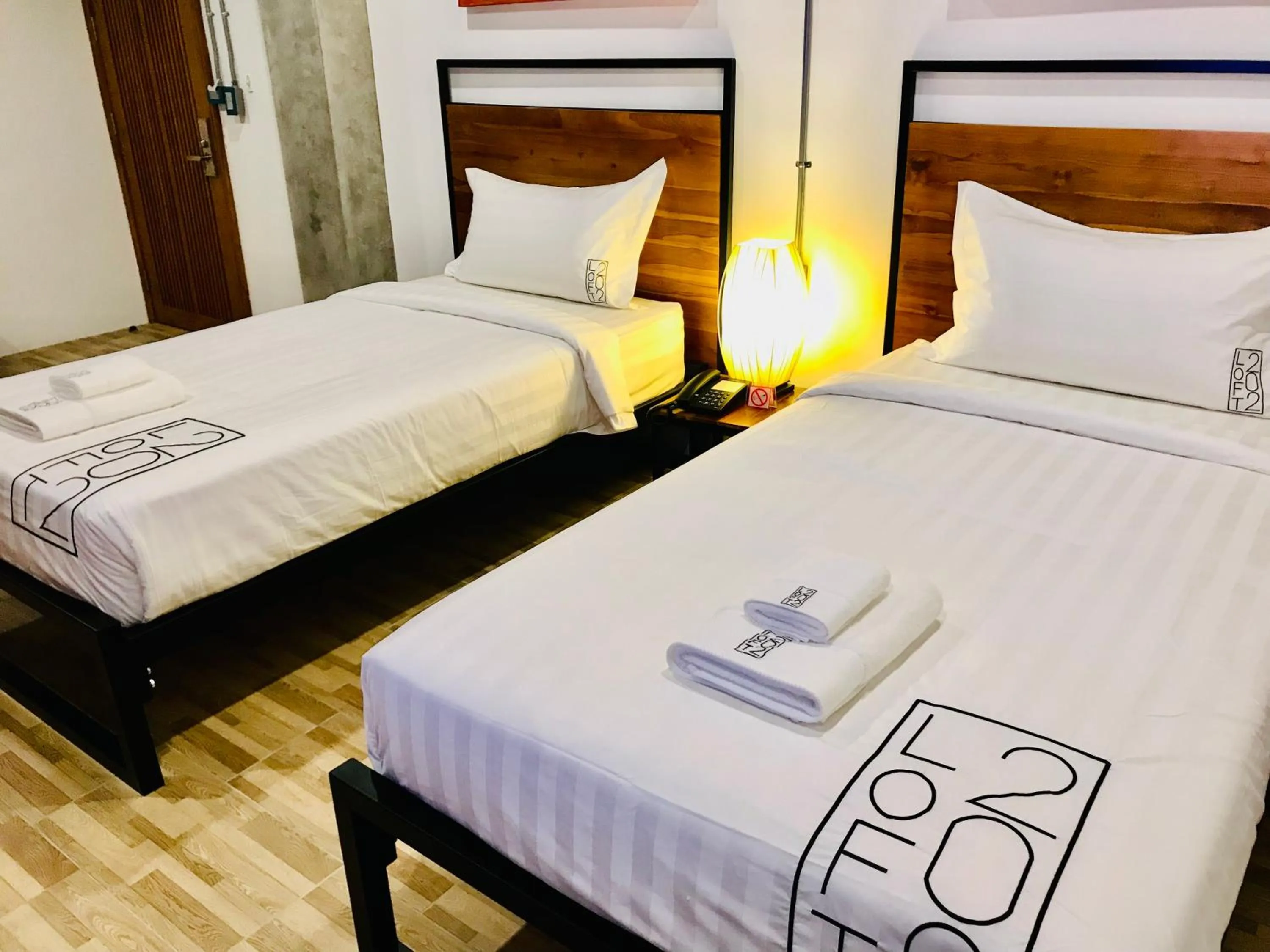 Bed in Loft 202 Hotel