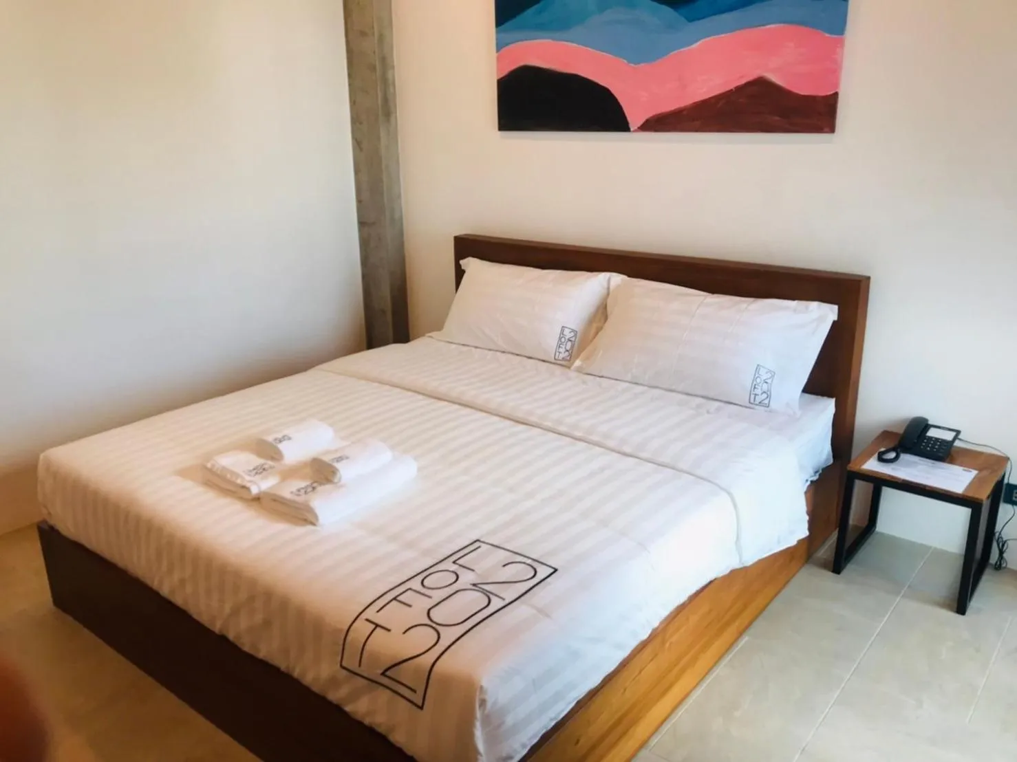 Bed in Loft 202 Hotel