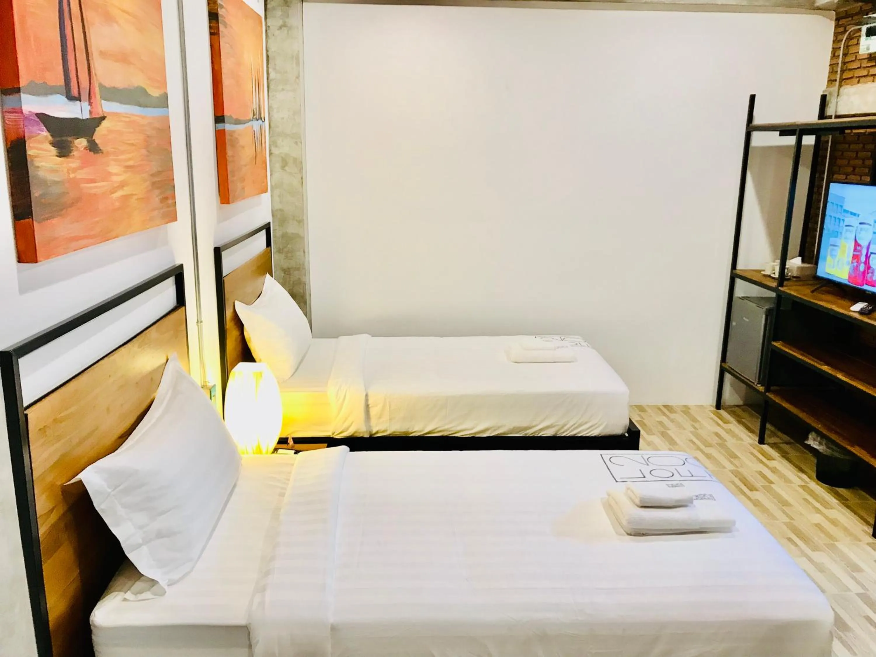 Bed in Loft 202 Hotel