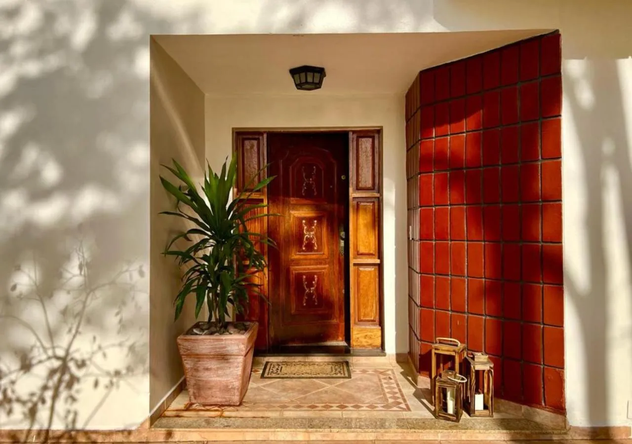 Facade/entrance in The Helvetia Polo Villa