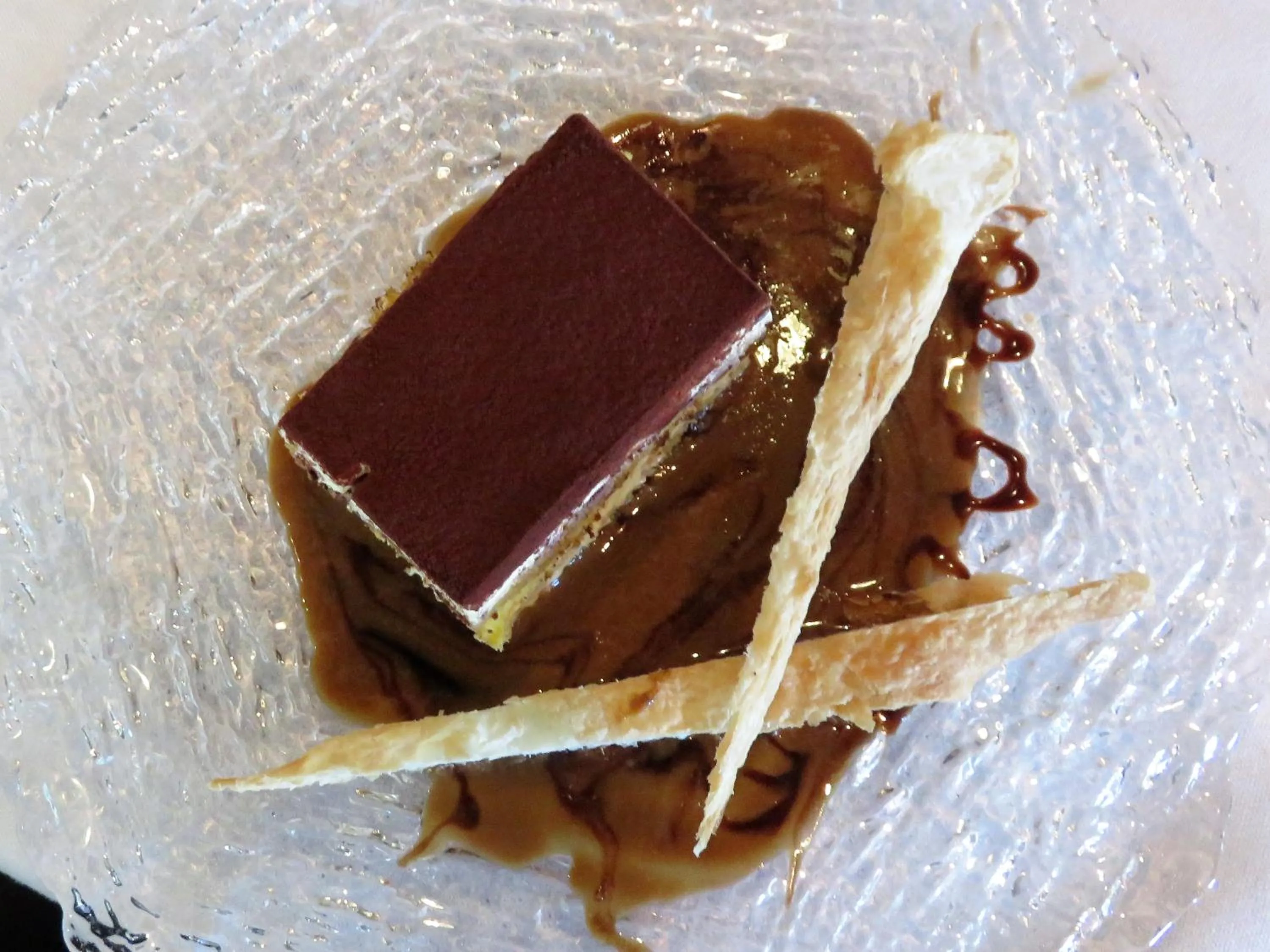 Food close-up in Waldorf Palace Hotel