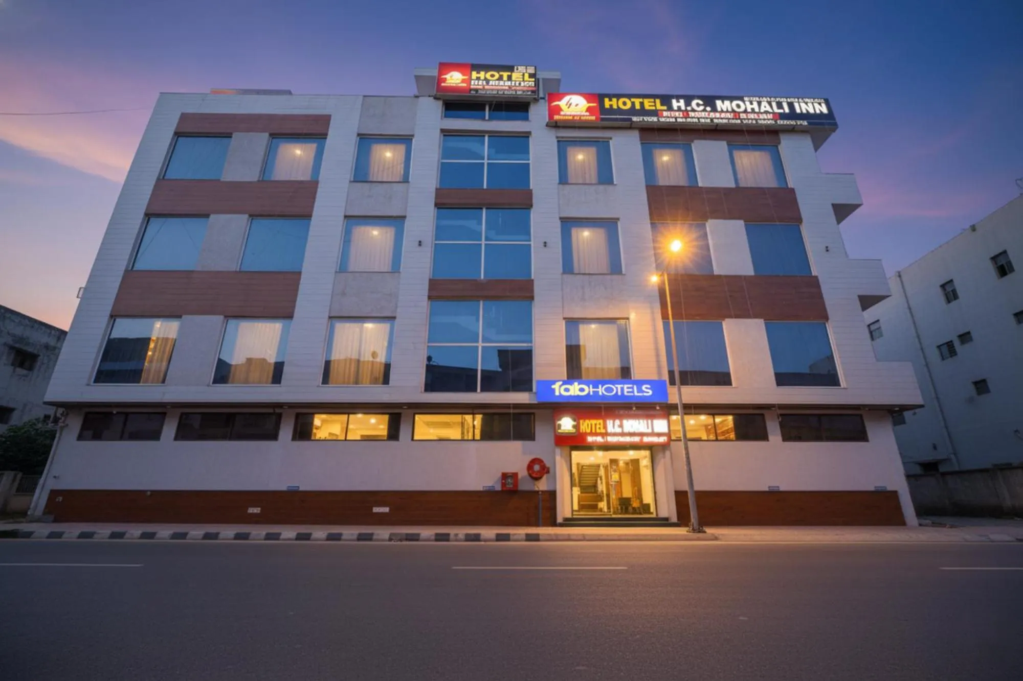 Property building in FabHotel HC Mohali Inn