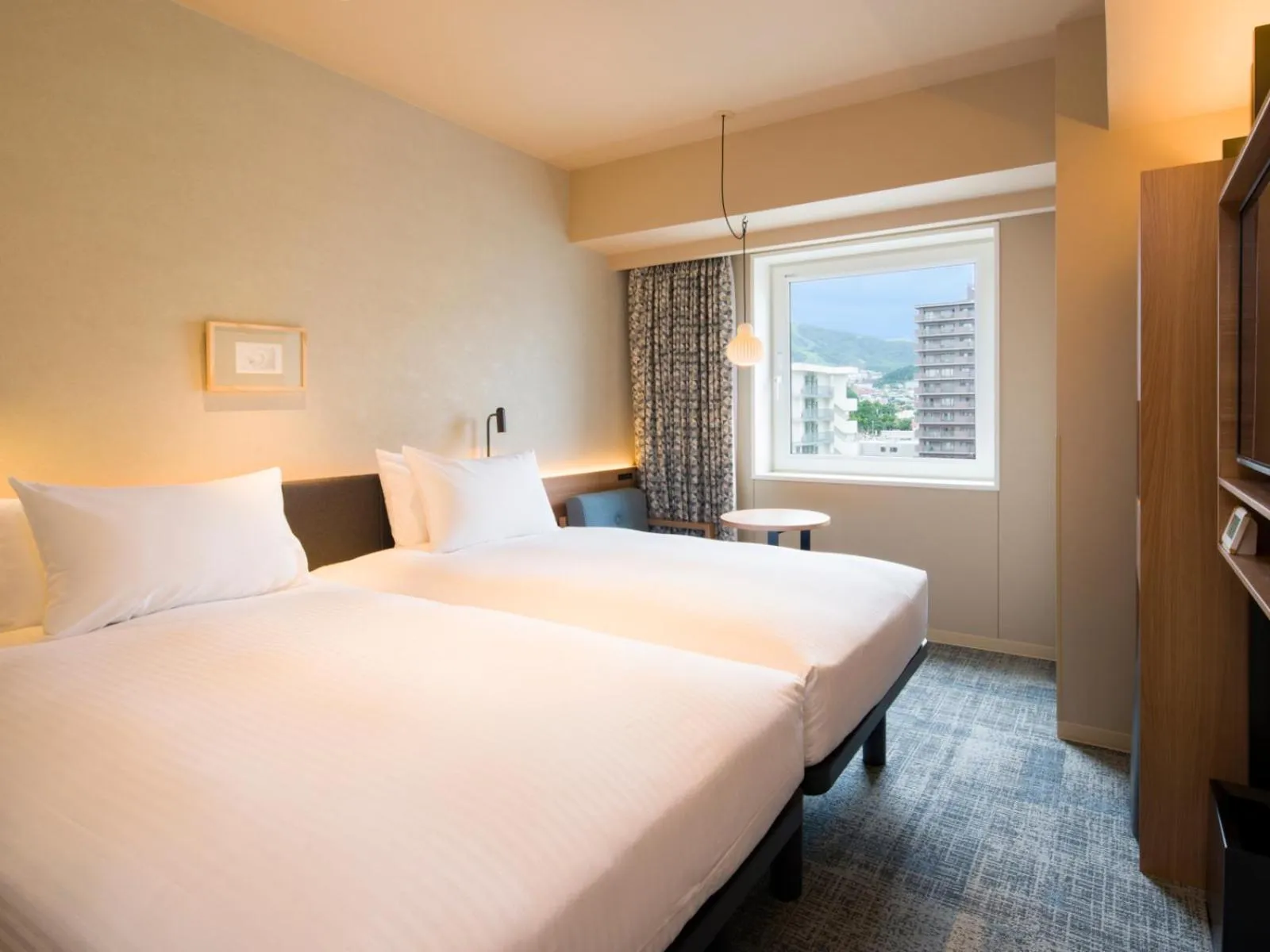 Photo of the whole room, Bed in GRIDS PREMIUM HOTEL OTARU