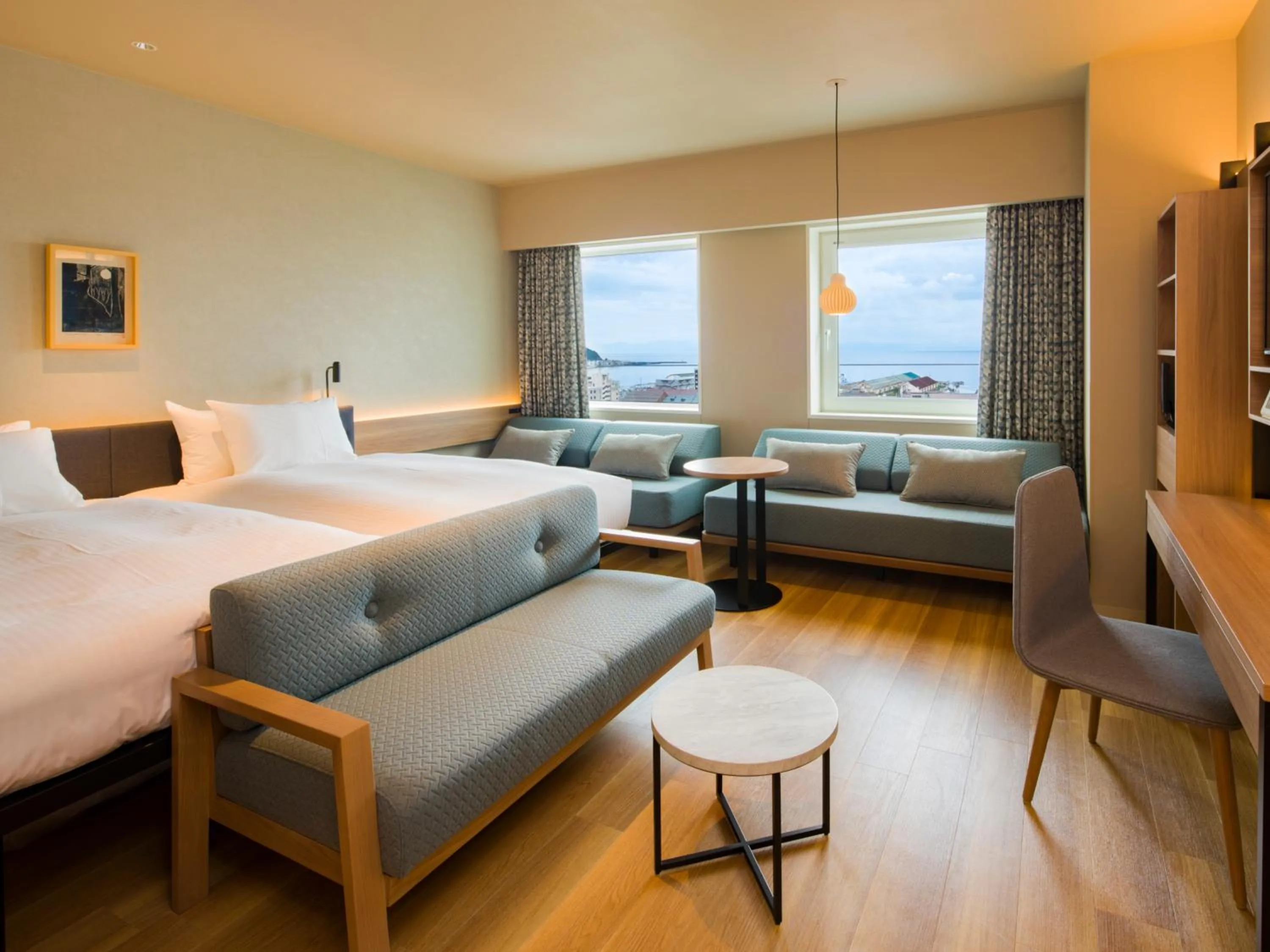 Photo of the whole room, Bed in GRIDS PREMIUM HOTEL OTARU