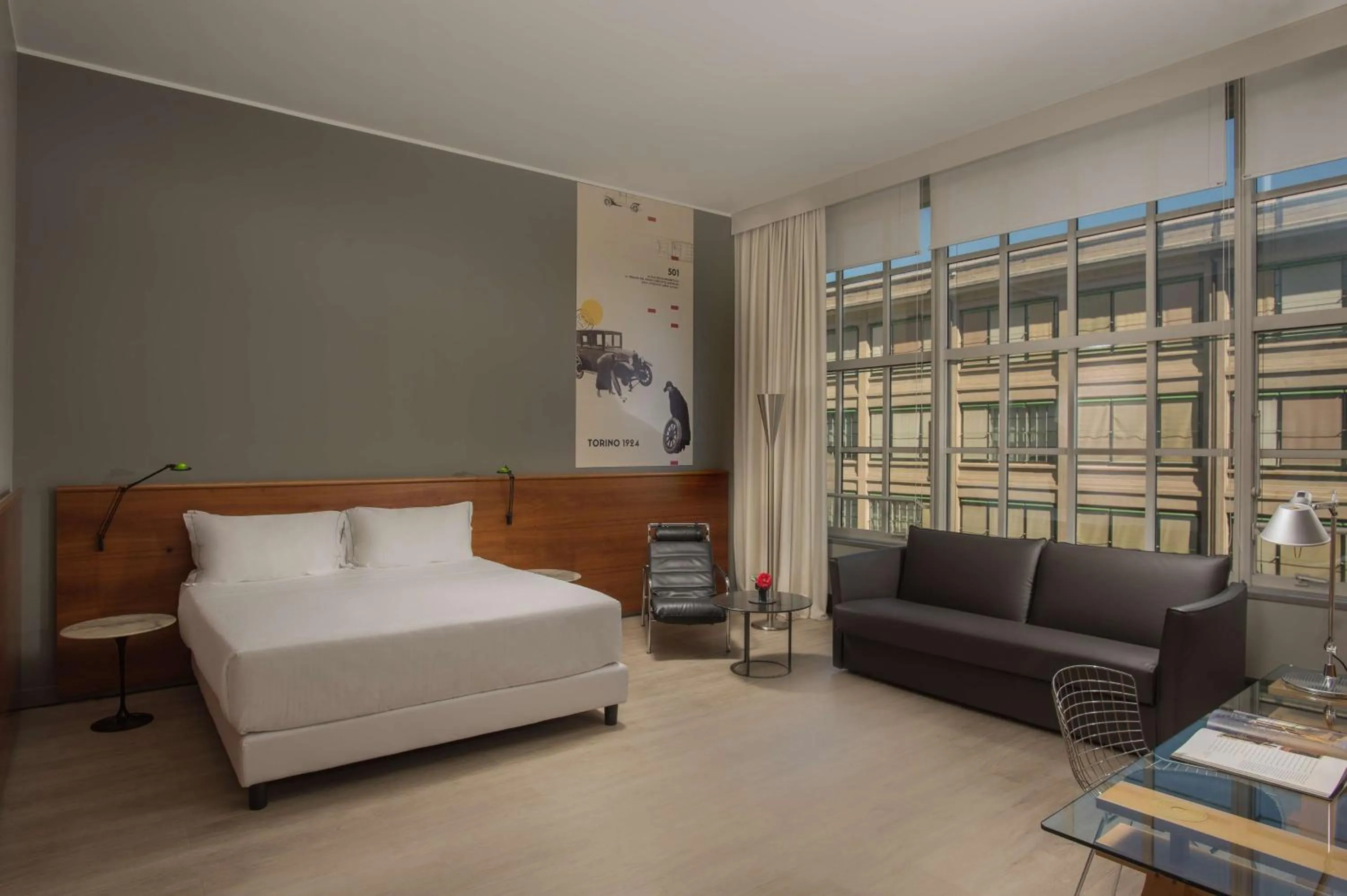 Photo of the whole room, Bed in NH Torino Lingotto Congress