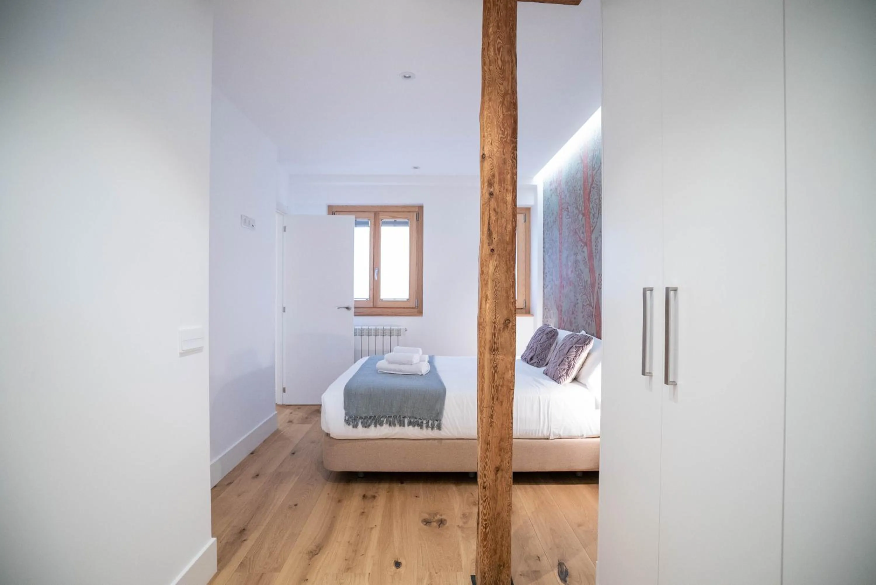 Bed in Smartr Madrid Gran Via Apartments