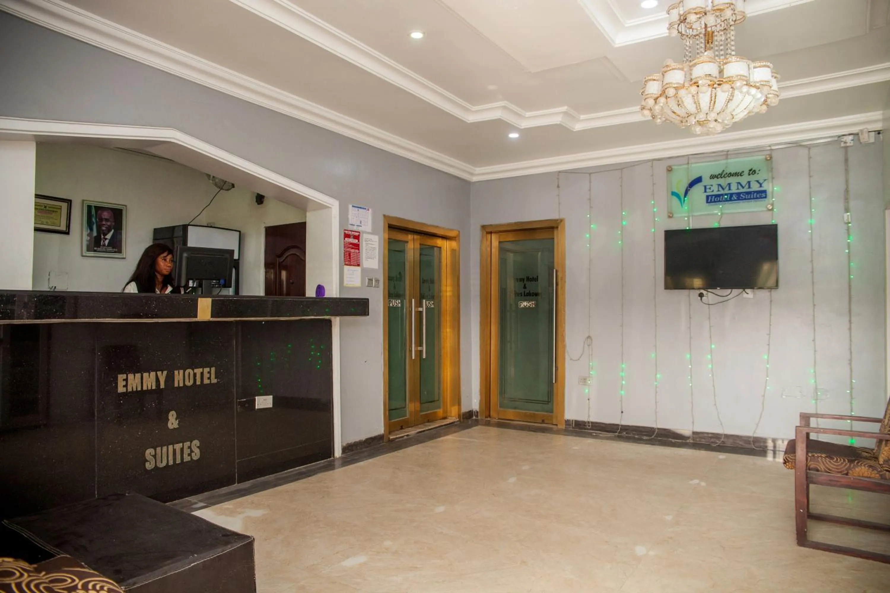 Lobby or reception in Emmy Hotels & Suites