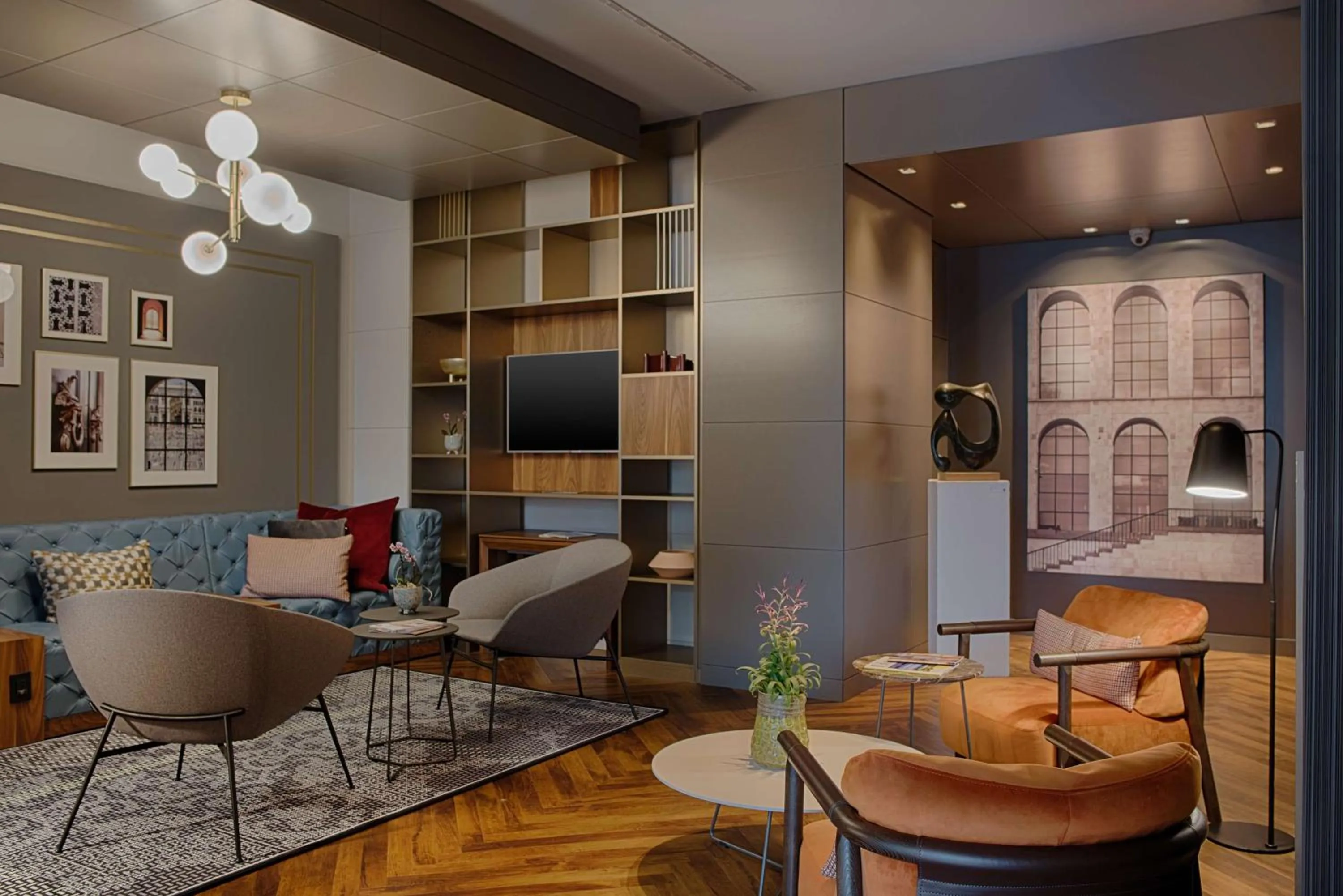 Lobby or reception in NH Collection Milano Touring
