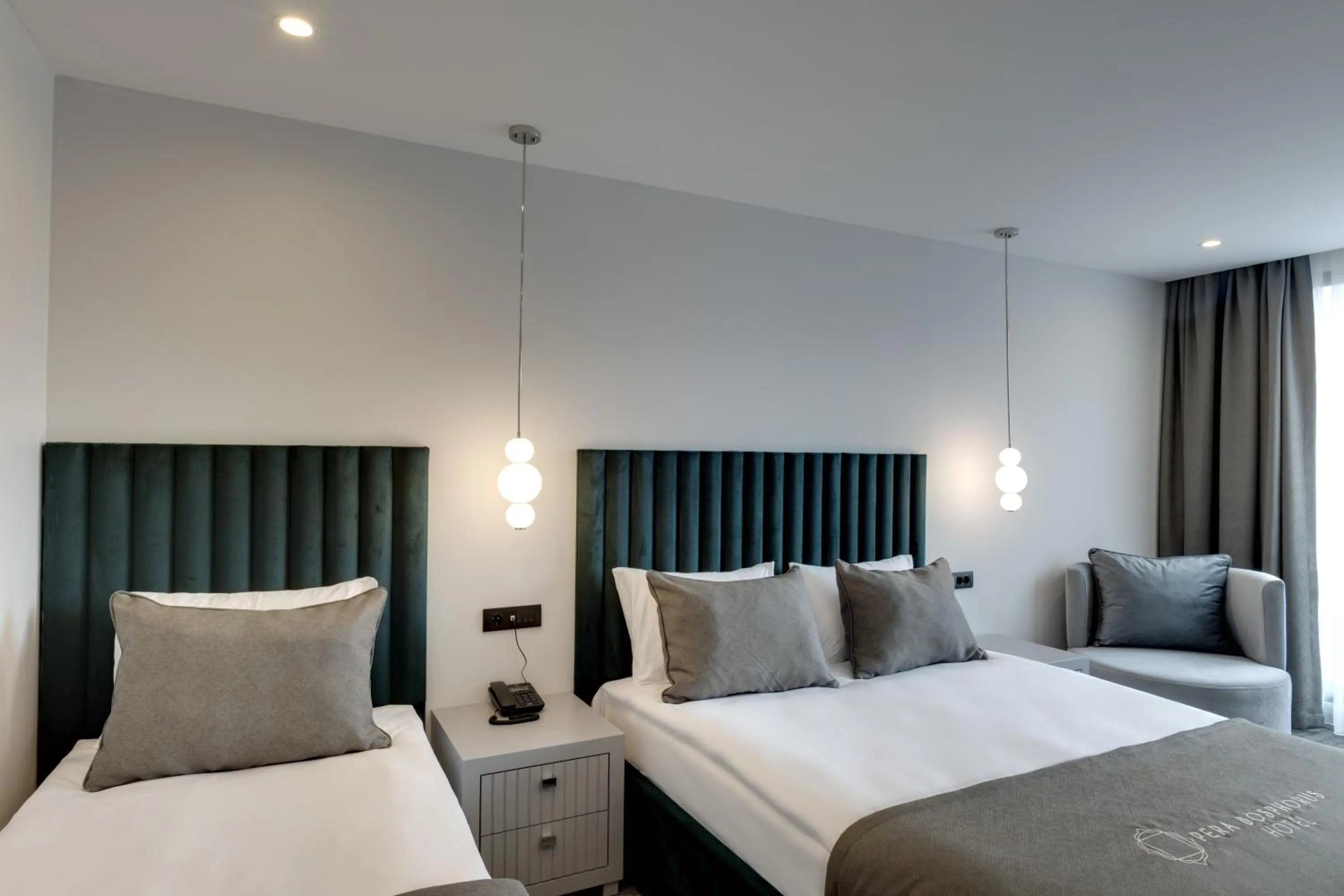 Bed in Pera Bosphorus Hotel