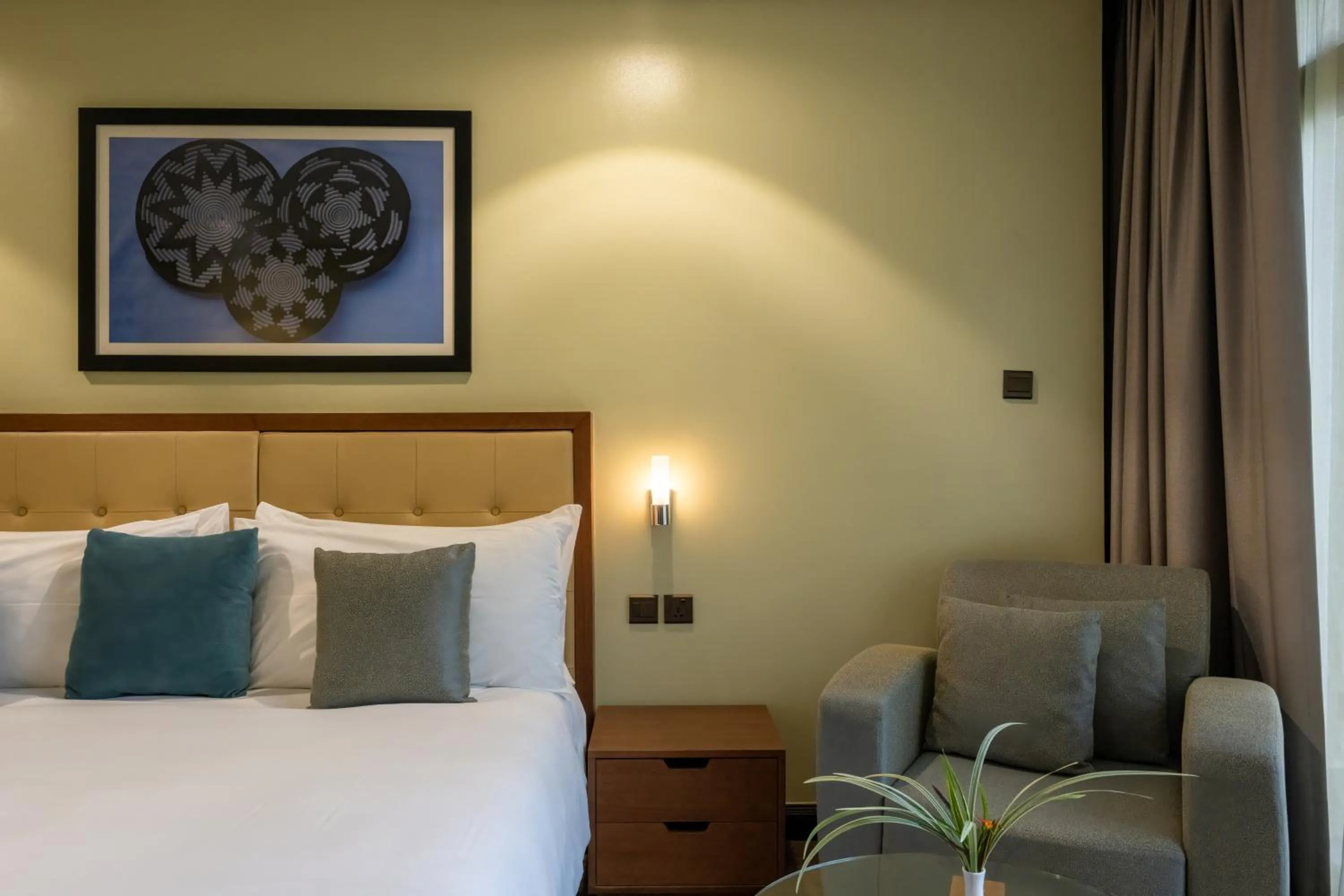 Bedroom in Mantis Kivu Marina Bay Hotel