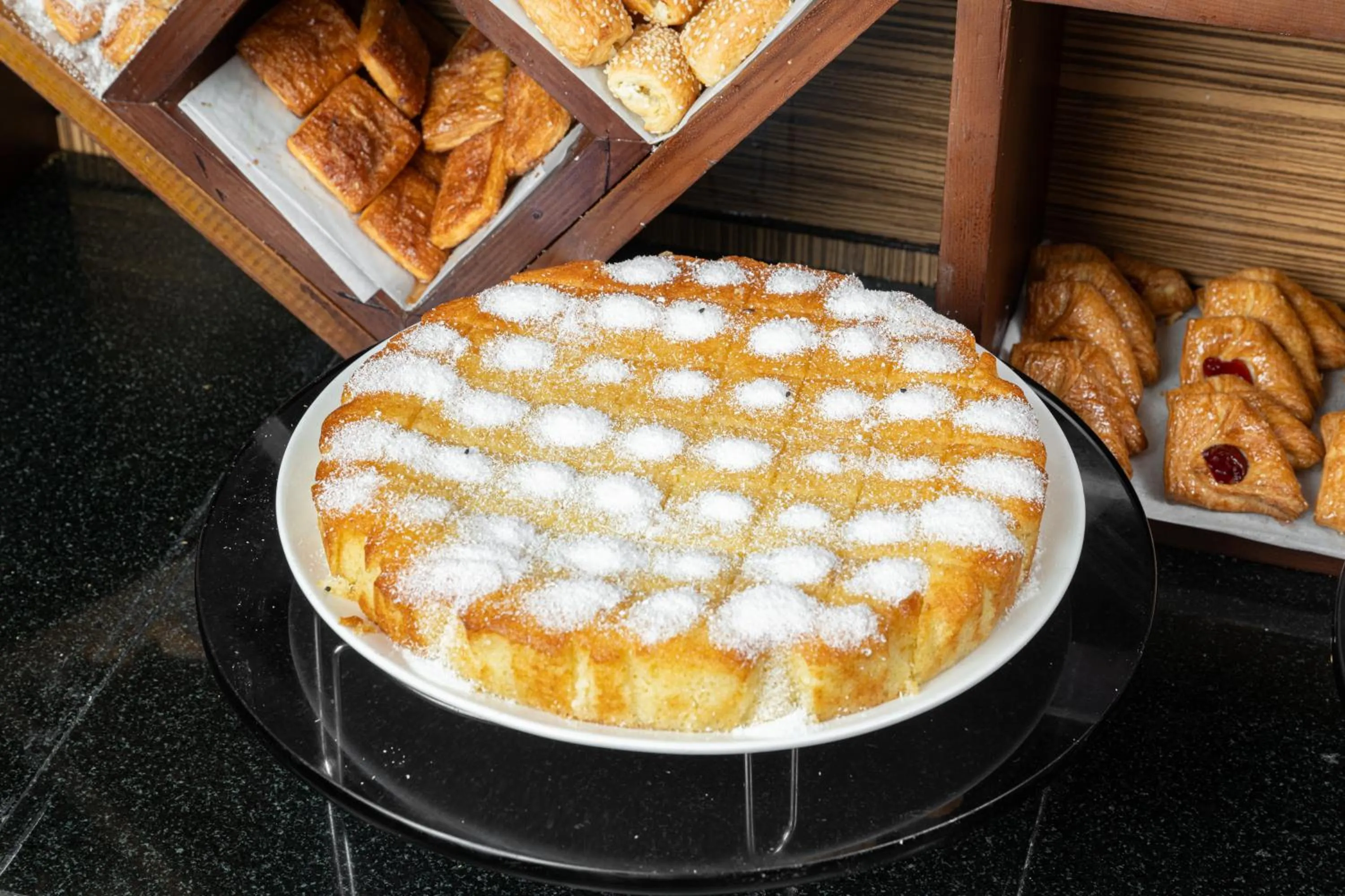 Continental breakfast in Elaf Bakkah Hotel